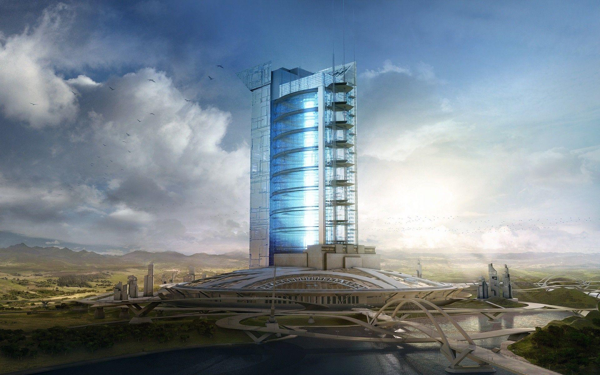 1920x1200 Futurist Architecture