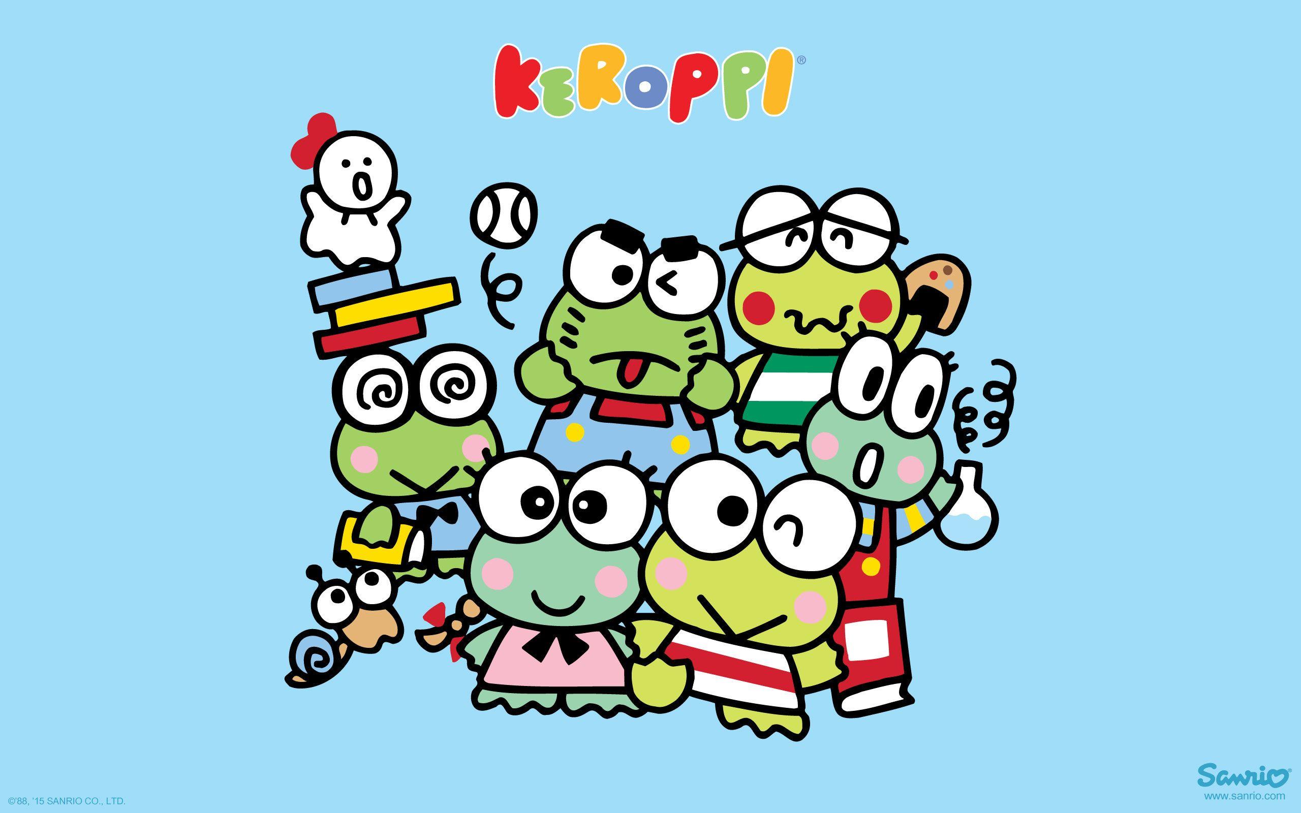 2560x1600 Keroppi. Our Characters. Keroppi wallpaper, Character wallpaper, Hello kitty wallpaper hd