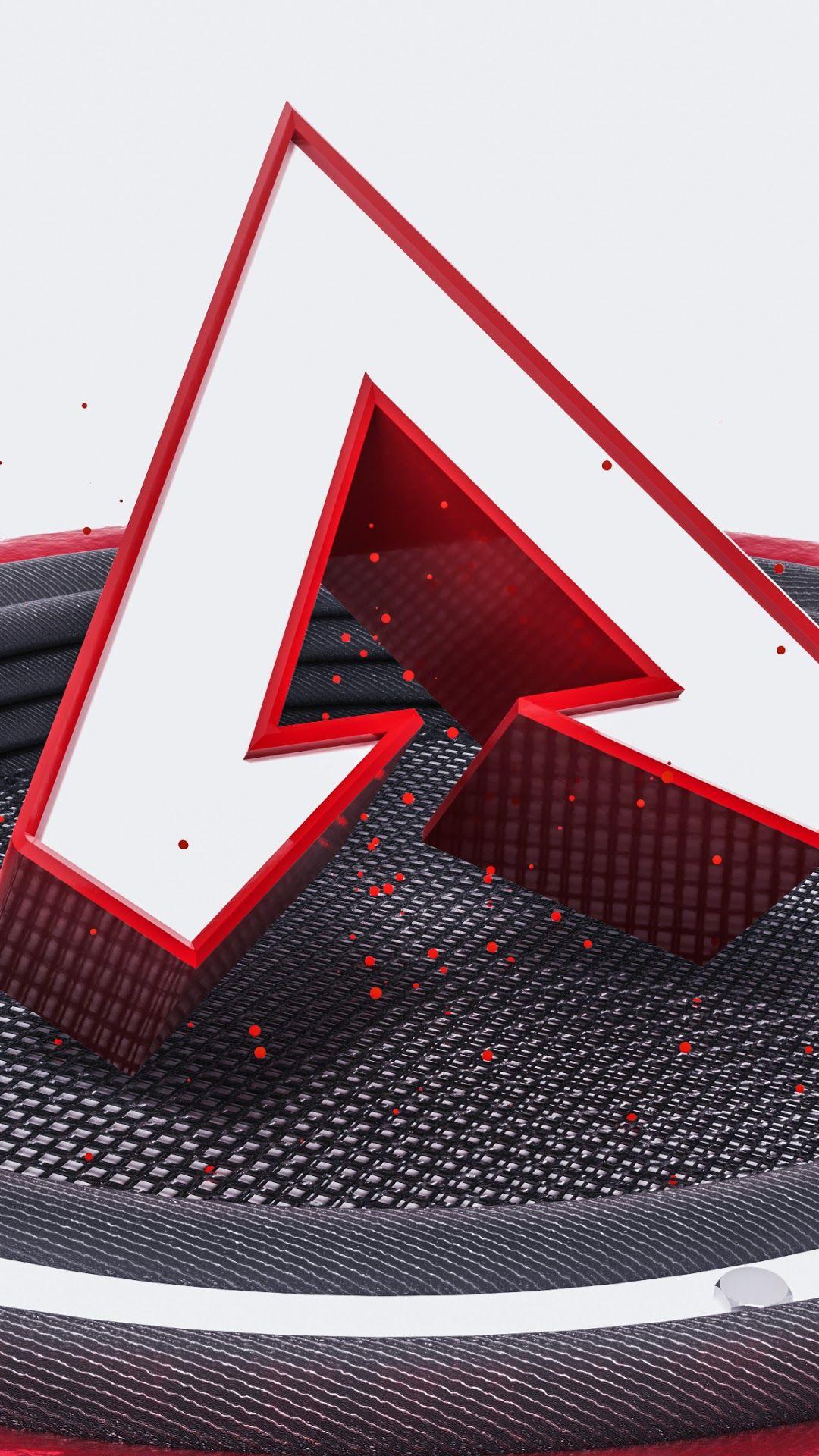 1080x1920 Apex Legends Logo 3D 4K Wallpaper