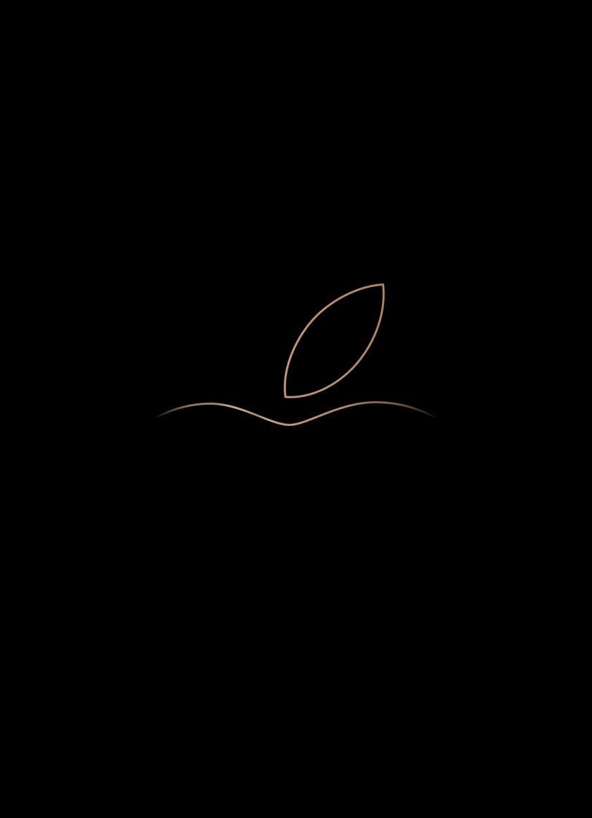 840x1160 Download Apple, logo, minimal, dark wallpaper, 840x iPhone iPhone 4S, iPod touch