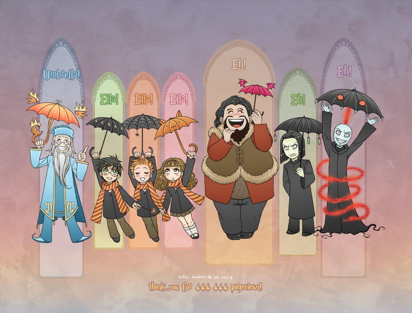 1600x1216 Cute Harry Potter Fan Art Wallpaper