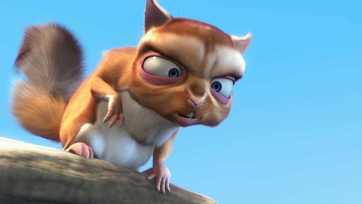 1244x700 Download mobile wallpaper: Cartoon, Squirrel, free. 4938