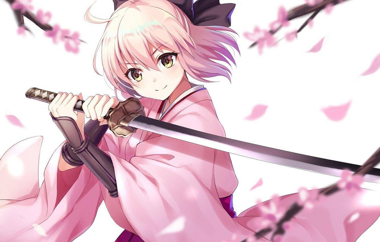 Anime Girl With Katana Wallpapers - Top Free Anime Girl With Katana