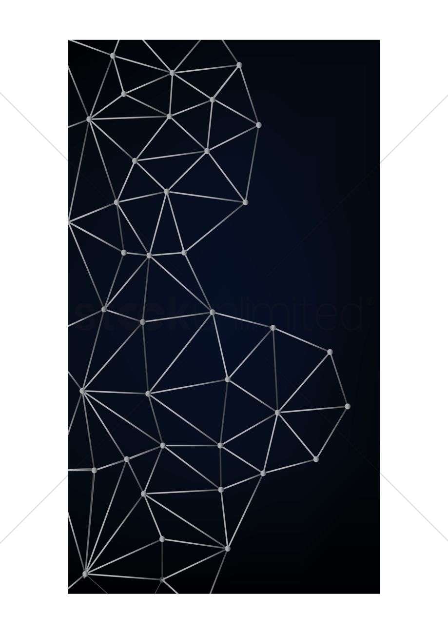 919x1300 Black Phone Wallpaper Geometric
