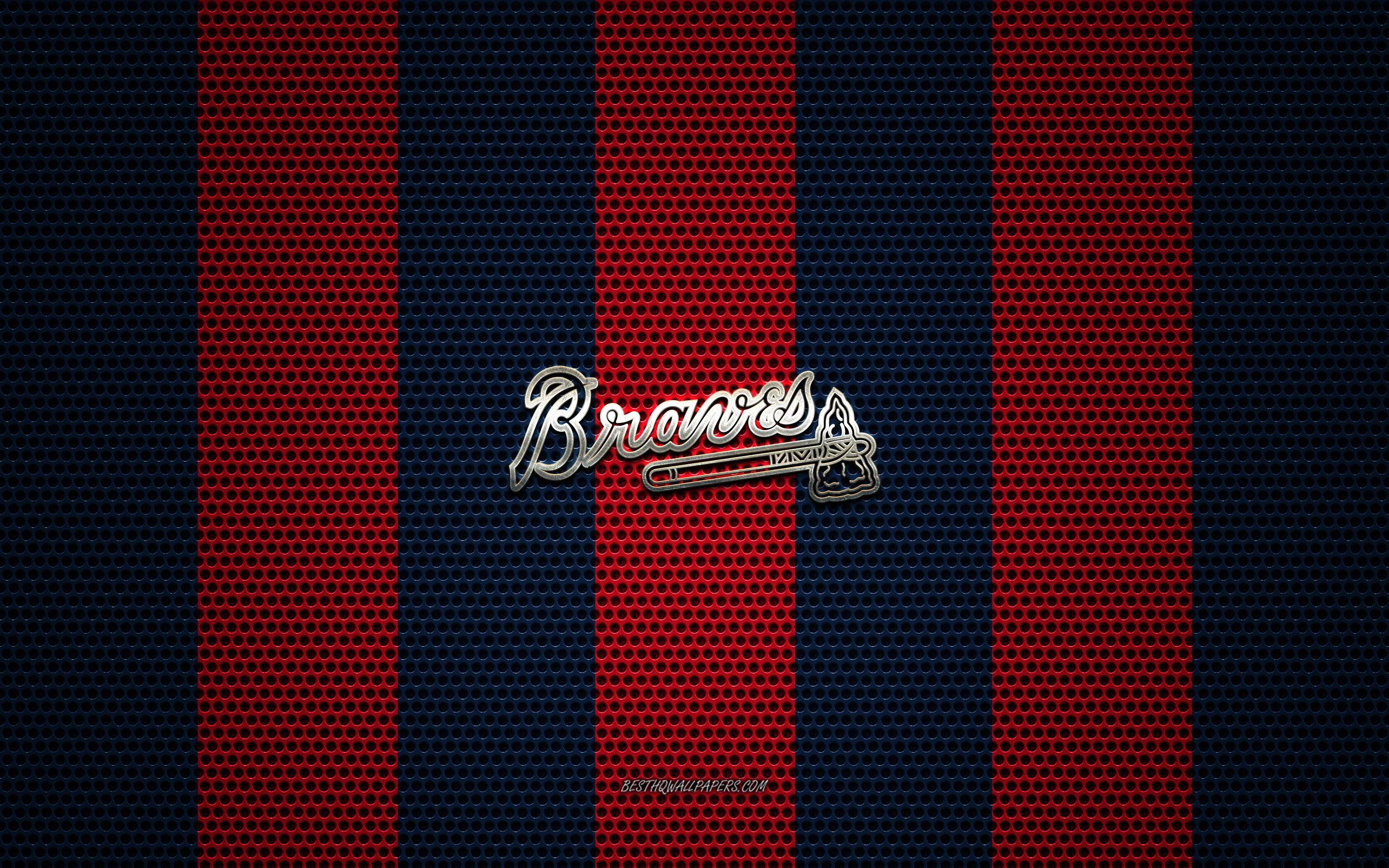 Download Atlanta Braves Geometric Wallpaper