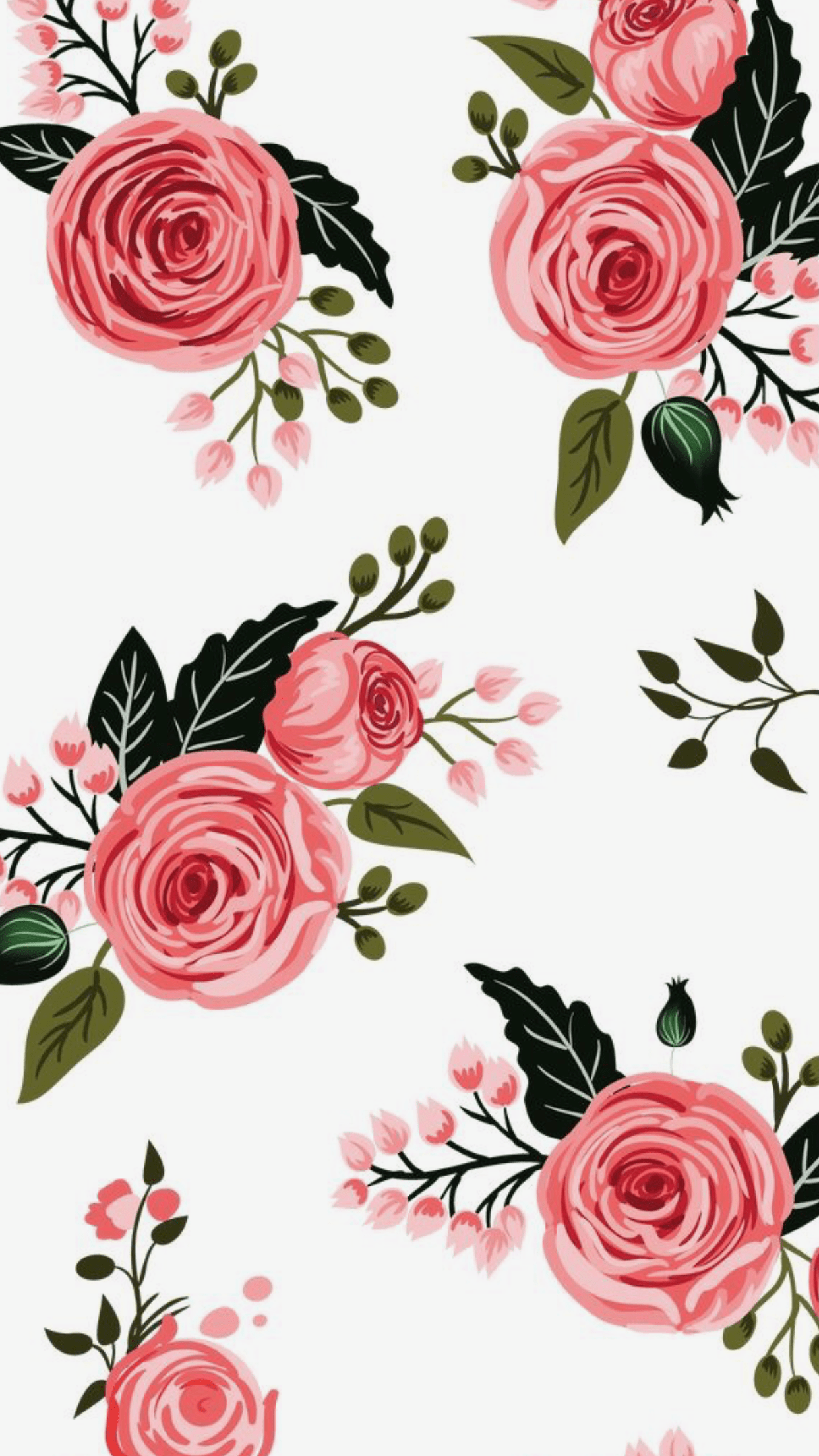 1242x2208 Wallpaper iPhone. Flower phone wallpaper, Floral wallpaper, Cellphone wallpaper