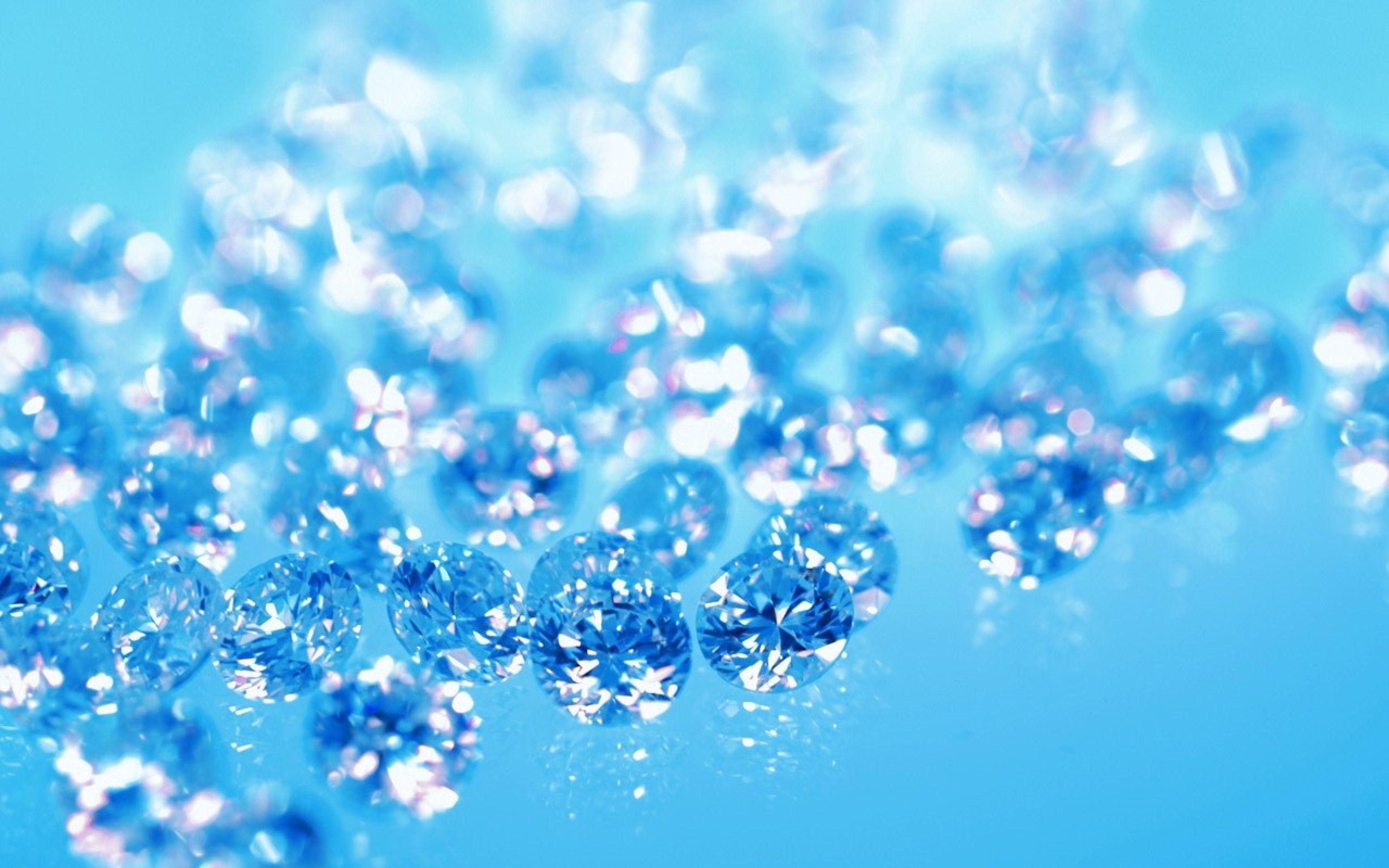 3840x2400 Real Blue Diamonds Wallpaper