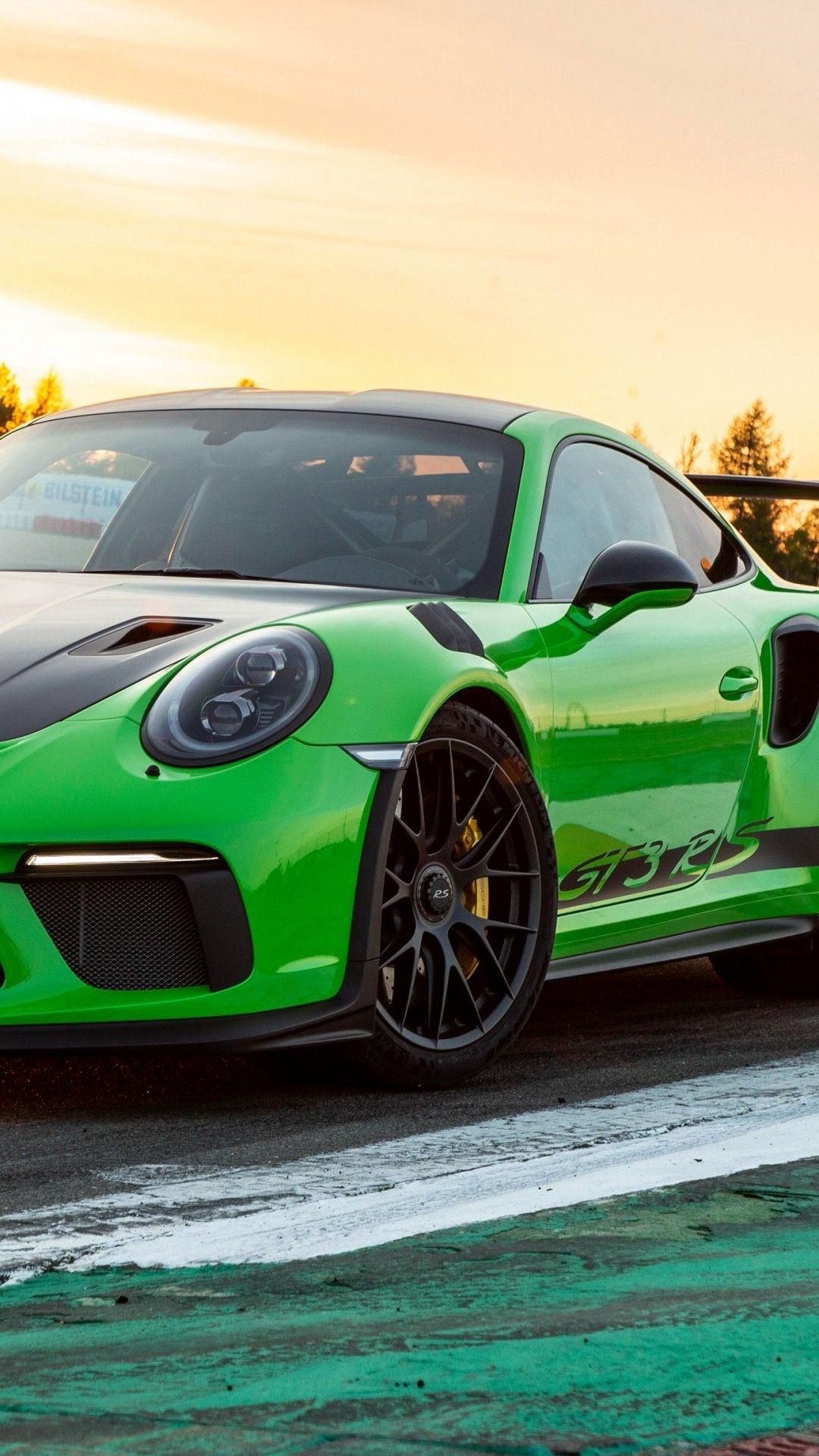 Порше 911 gt3 RS зеленый