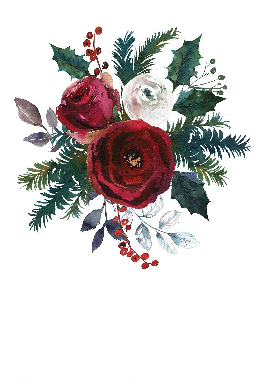 1080x1560 Red Bordo Bouquet Invitation Template (Free). Greetings Island. Floral poster, Vintage flowers wallpaper, Watercolour texture background