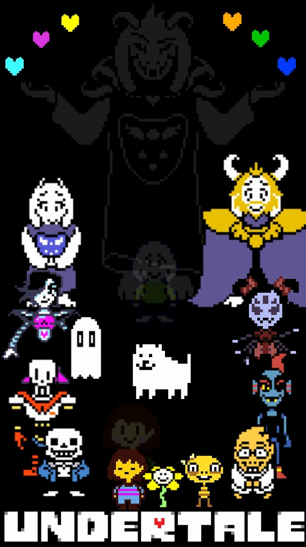 1024x1829 Undertale Phone Wallpaper