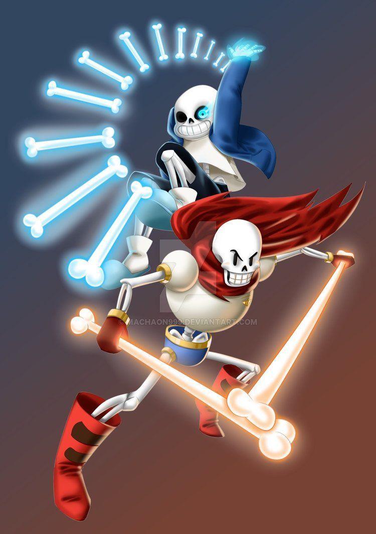 TsaoShin on X: Papyrus and Sans from Undertale. 1920x1200