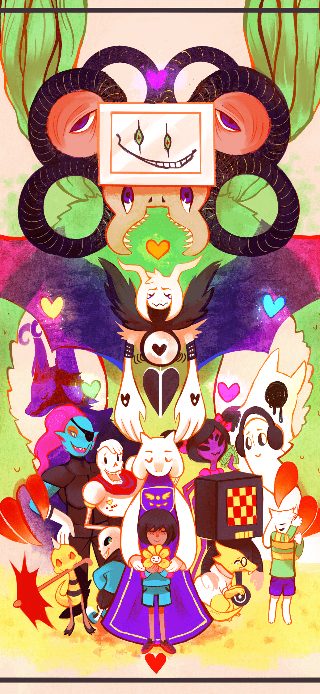 1125x2436 Free download Undertale by Pinnapop [1800x2600] for your Desktop, Mobile & Tablet. Explore Undertale Frisk Wallpaper. Undertale Computer Wallpaper, Undertale Mettaton Wallpaper, Undertale Undyne Wallpaper