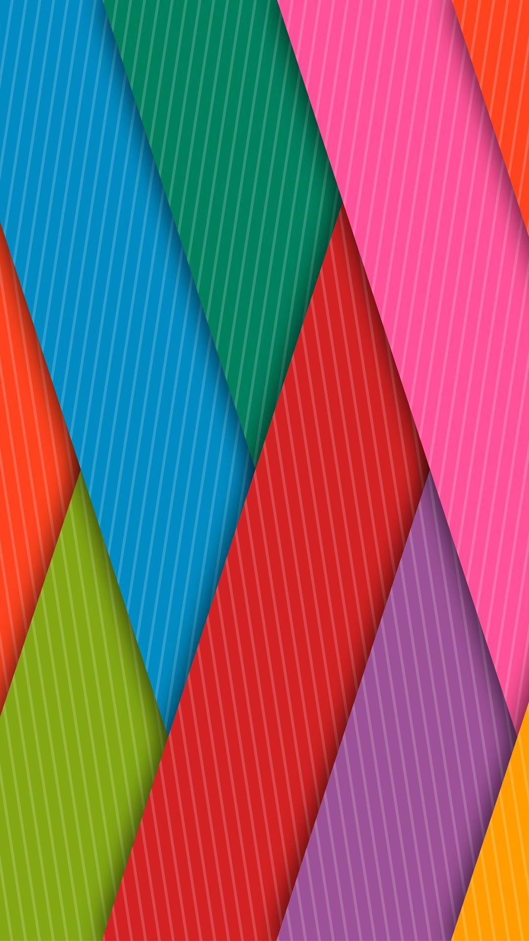 1080x1920 Colorful Strips 4K 5K Wallpaper in jpg format for free download