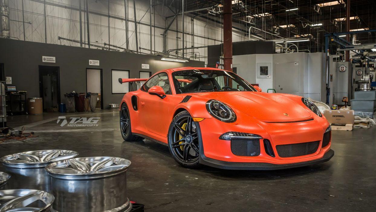 1244x700 Porsche 991 GT3 RS HRE wheels cars orange wallpaperx900