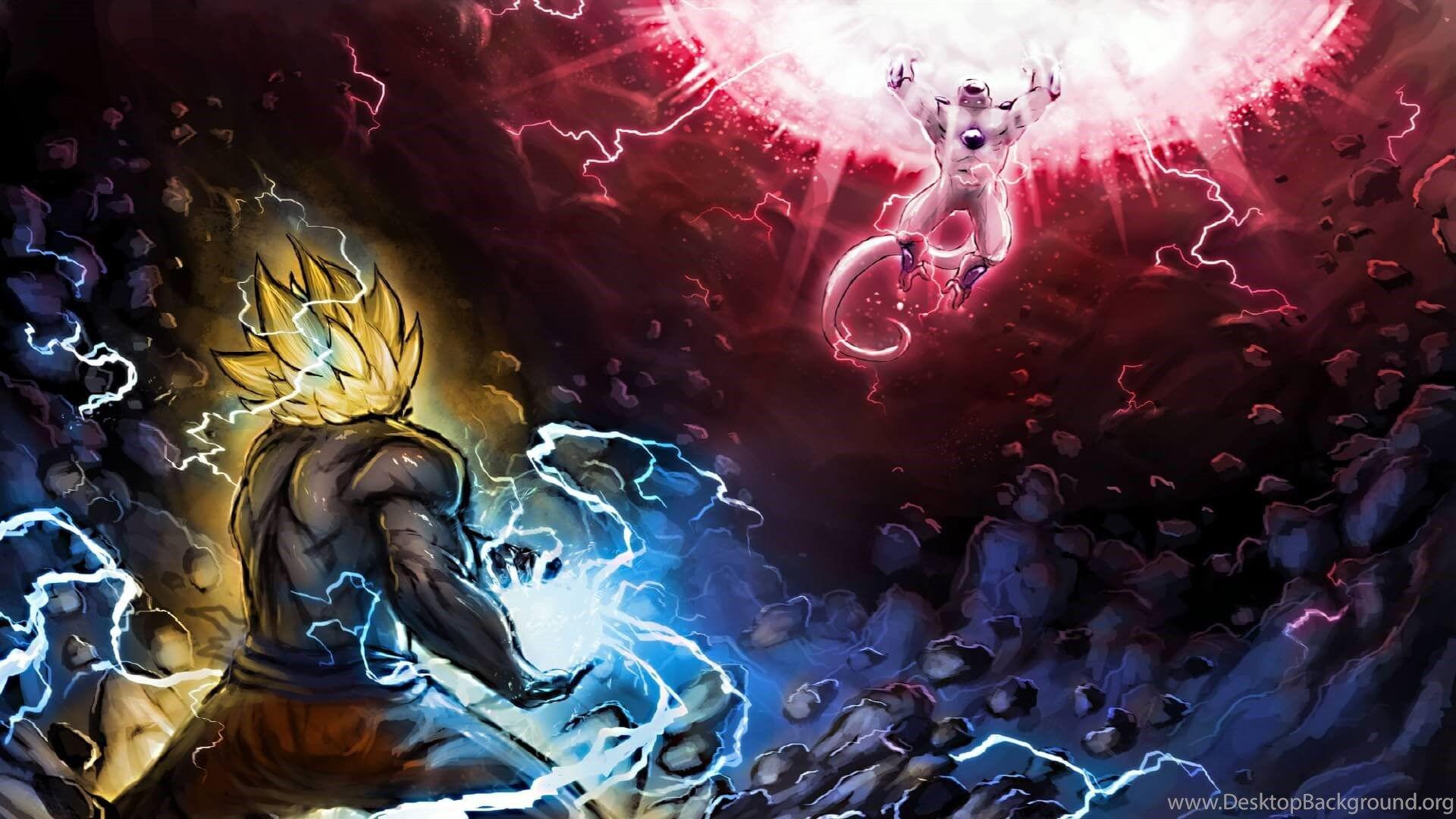1920x1080 Hd Wallpaper Of Dragon Ball Z Desktop Background