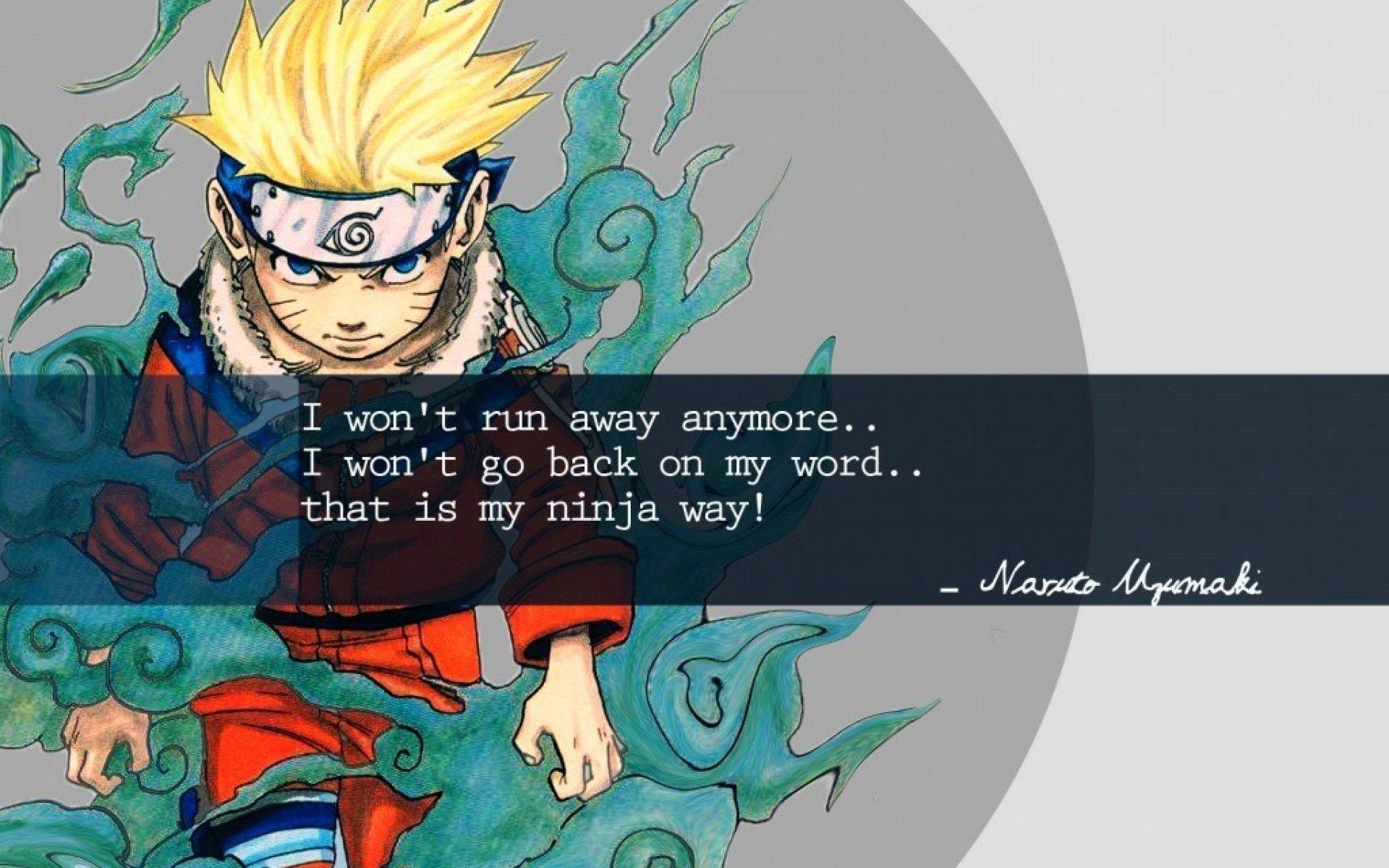 Naruto Emotional Quotes Wallpapers - Top Free Naruto Emotional Quotes  Backgrounds - WallpaperAccess