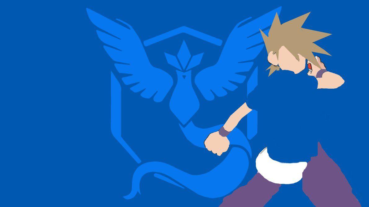 1191x670 Blue Mystic Minimalist Wallpaper (Pokemon Go)