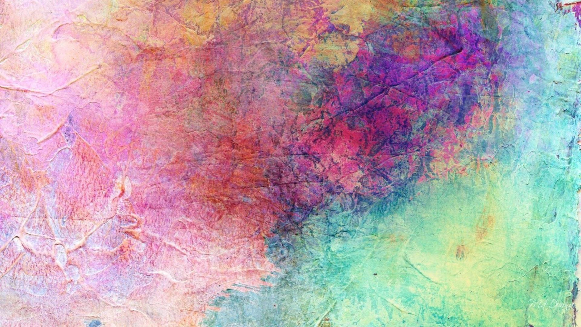 1920x1080 Splashed Paint Wallpaper