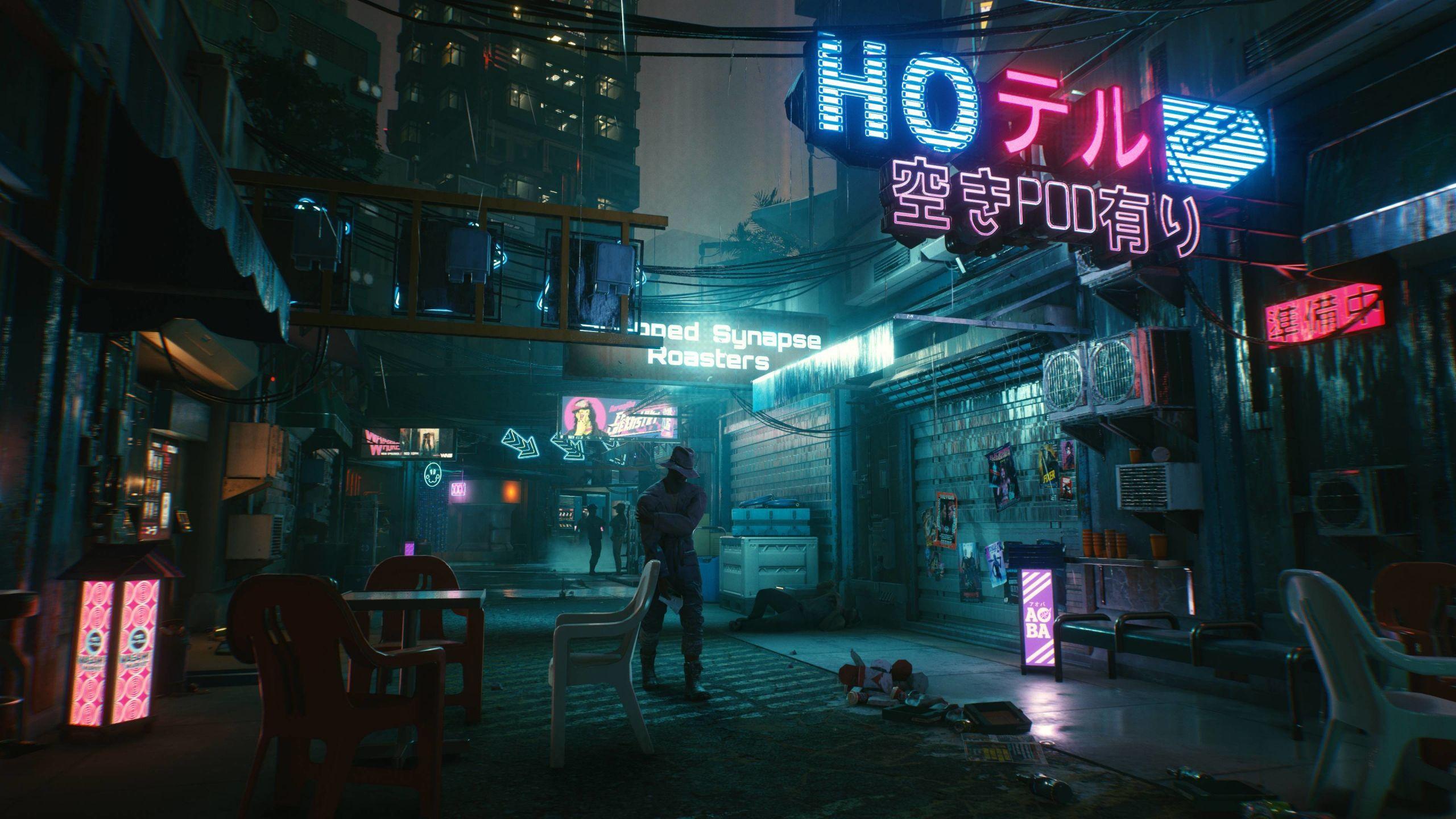 2560x1440 Download 2560x1440 wallpaper night of city, video game, cyberpunk dual wide, widescreen 16: widescreen, 2560x1440 HD image, background, 25179
