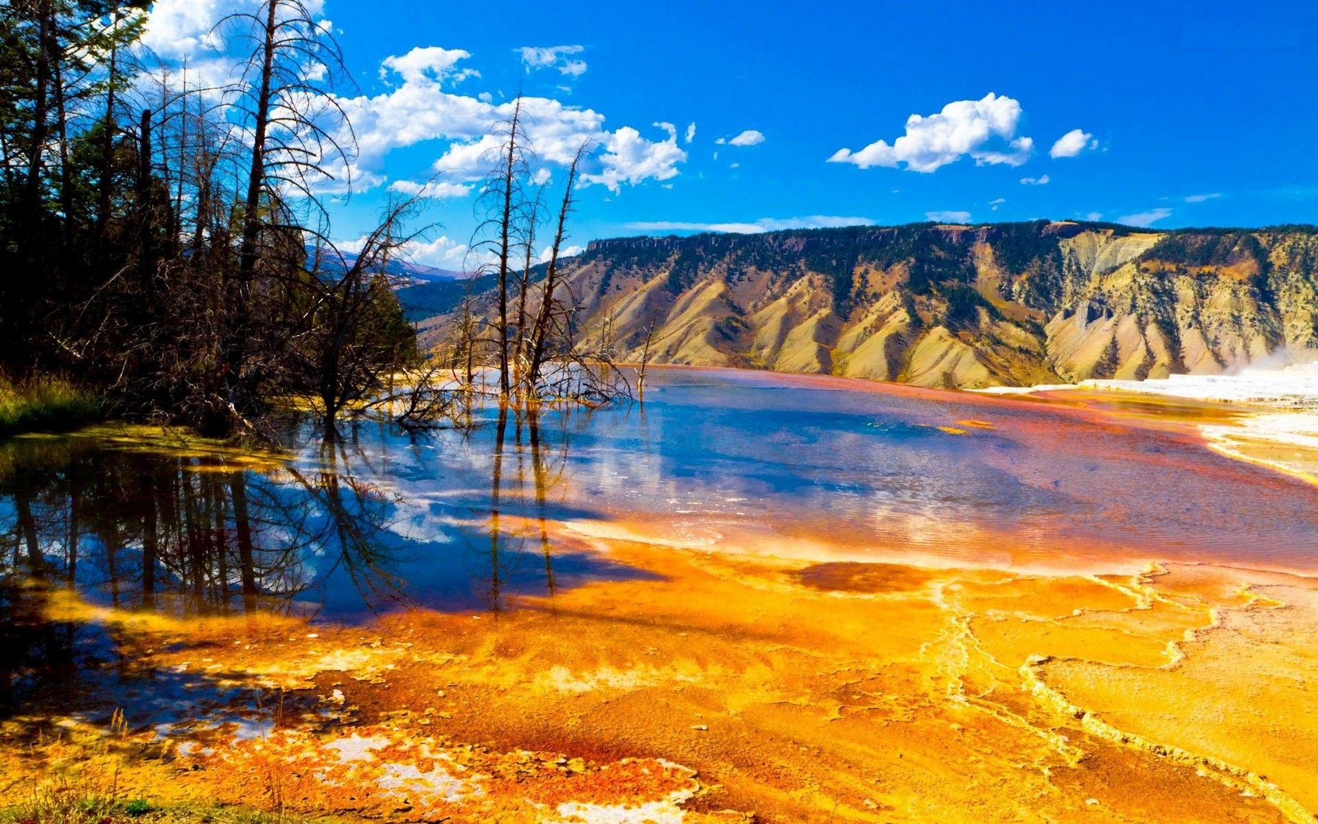 1920x1200 Yellowstone National Park In Usa HD Wallpaper National Park Desktop Background HD Wallpaper
