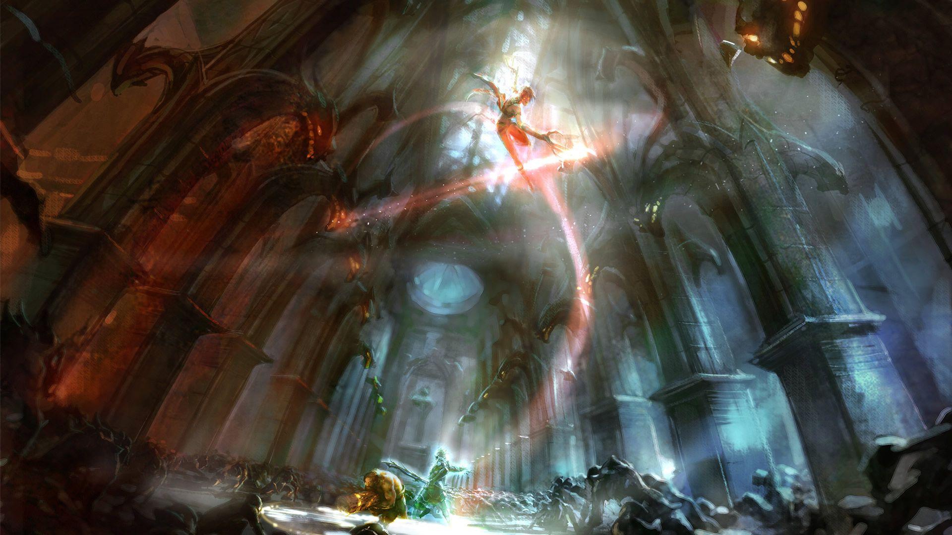 1920x1080 Free download Cathedral Battle Rpg Games Wallpaper Image featuring Trinity Souls [1920x1080] for your Desktop, Mobile & Tablet. Explore RPG Wallpaper. Super Mario RPG Wallpaper, Lisa The Painful RPG