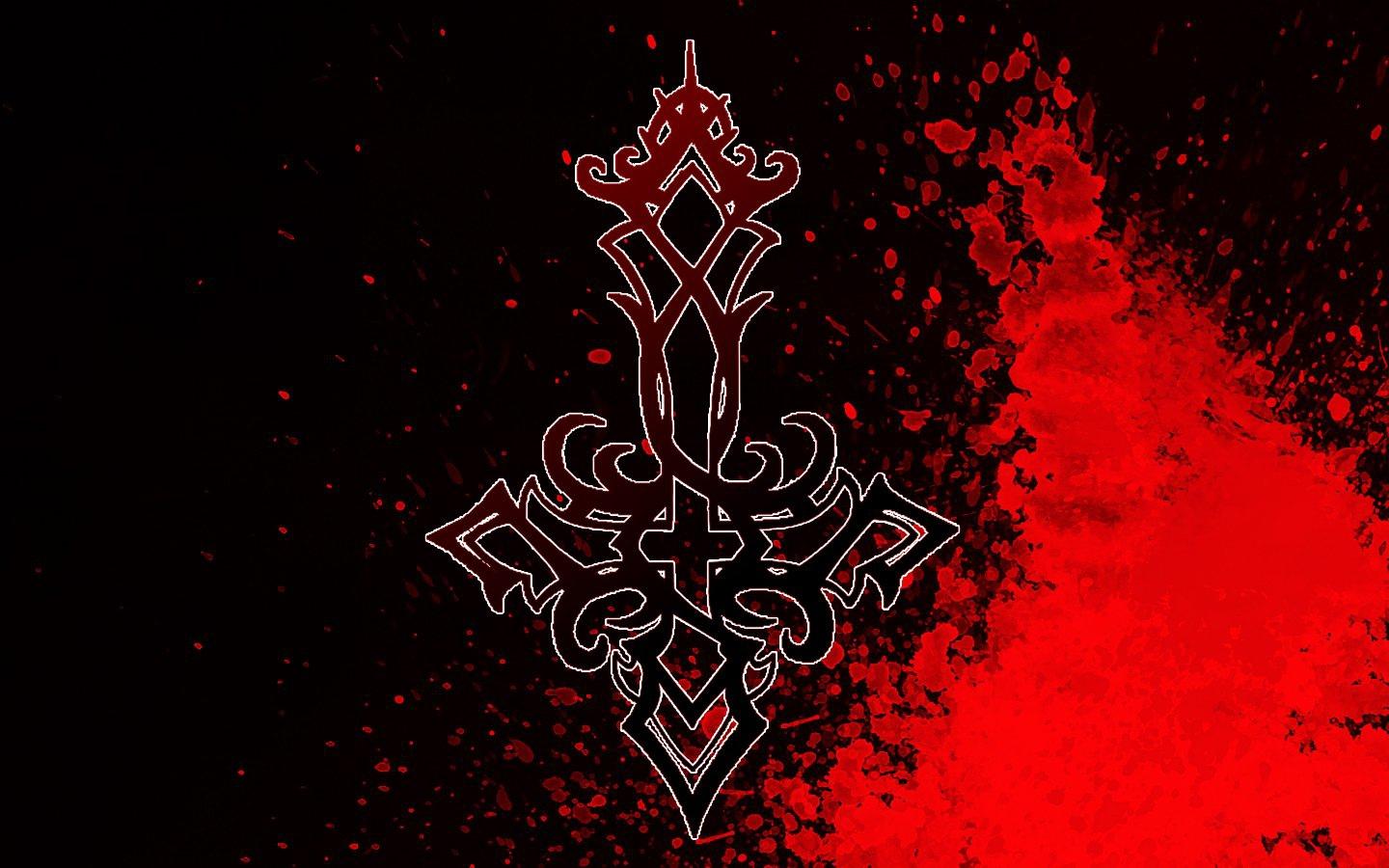 1440x900 Blood Gang Logo .