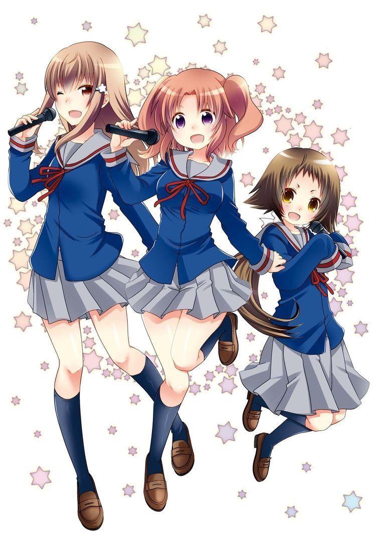 750x1065 Benio Yomomori, Kobeni Yomomori, and Mashiro Mitsumine. Anime females, Cute anime wallpaper, Anime shows
