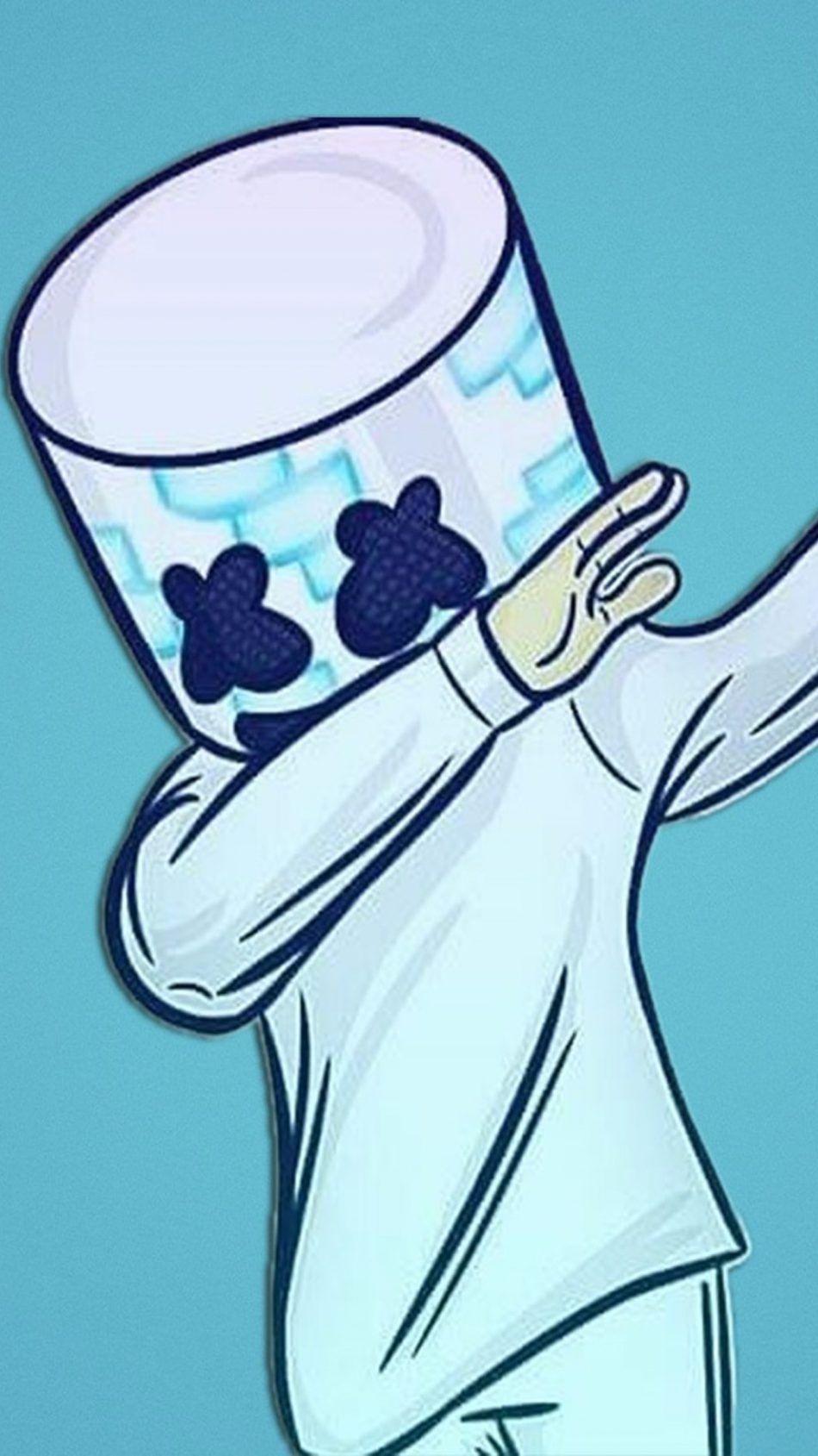 950x1689 Marshmello Skin Fortnite Wallpaper