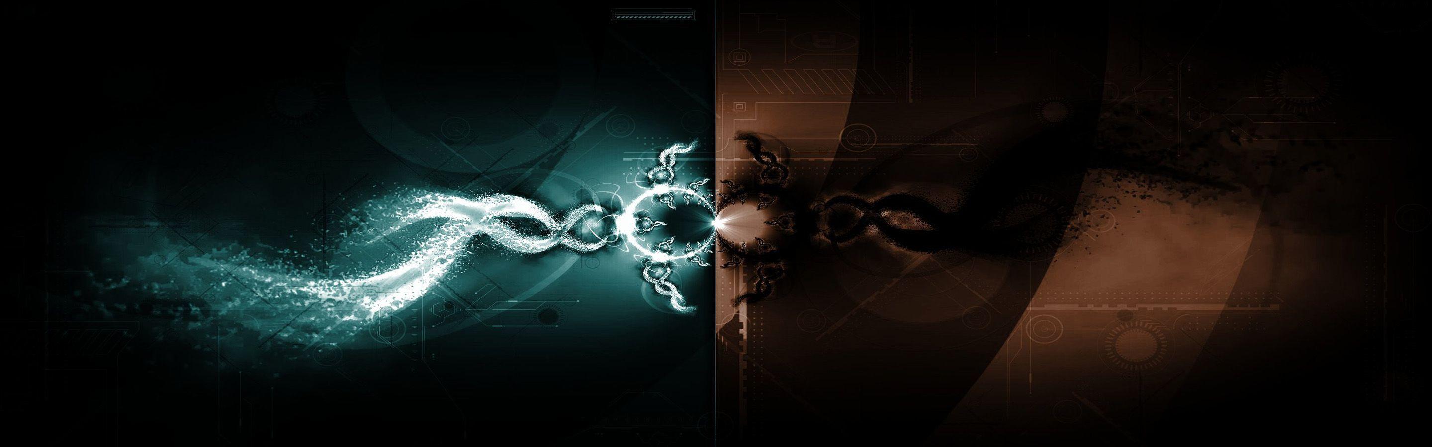 2880x900 Rick And Morty Dual Monitor Wallpaper