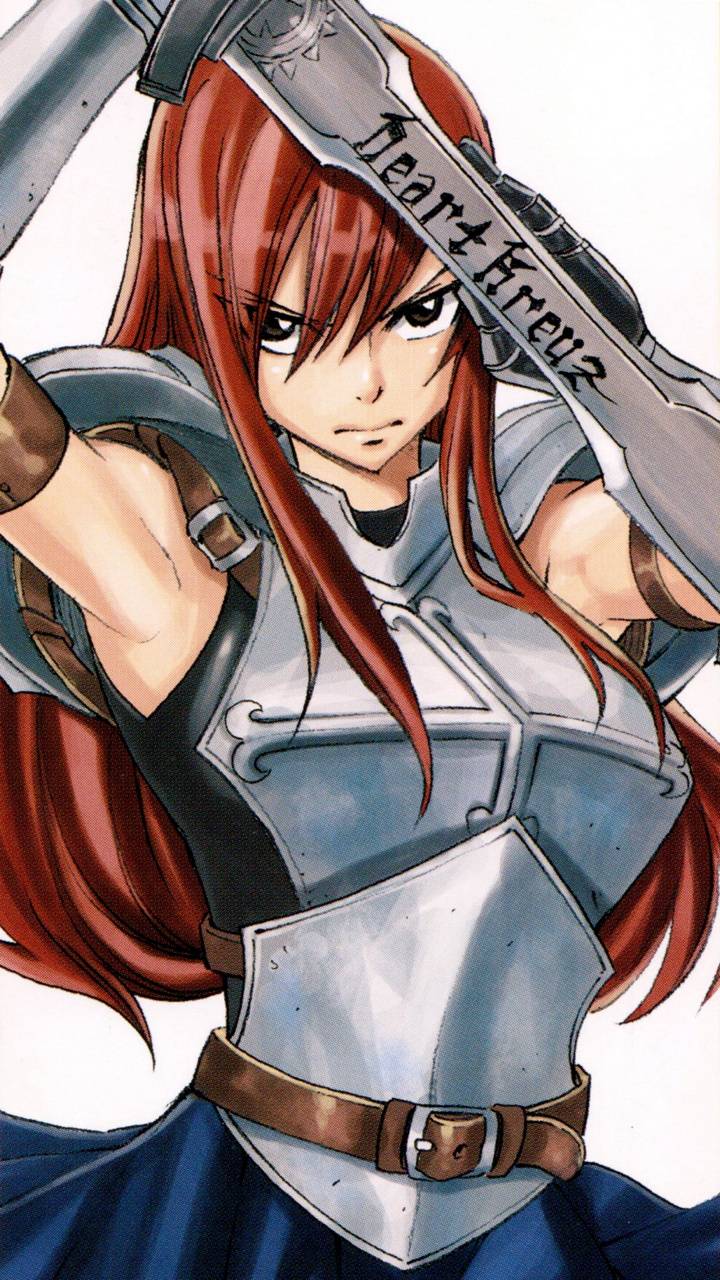 720x1280 erza scarlet wallpaper