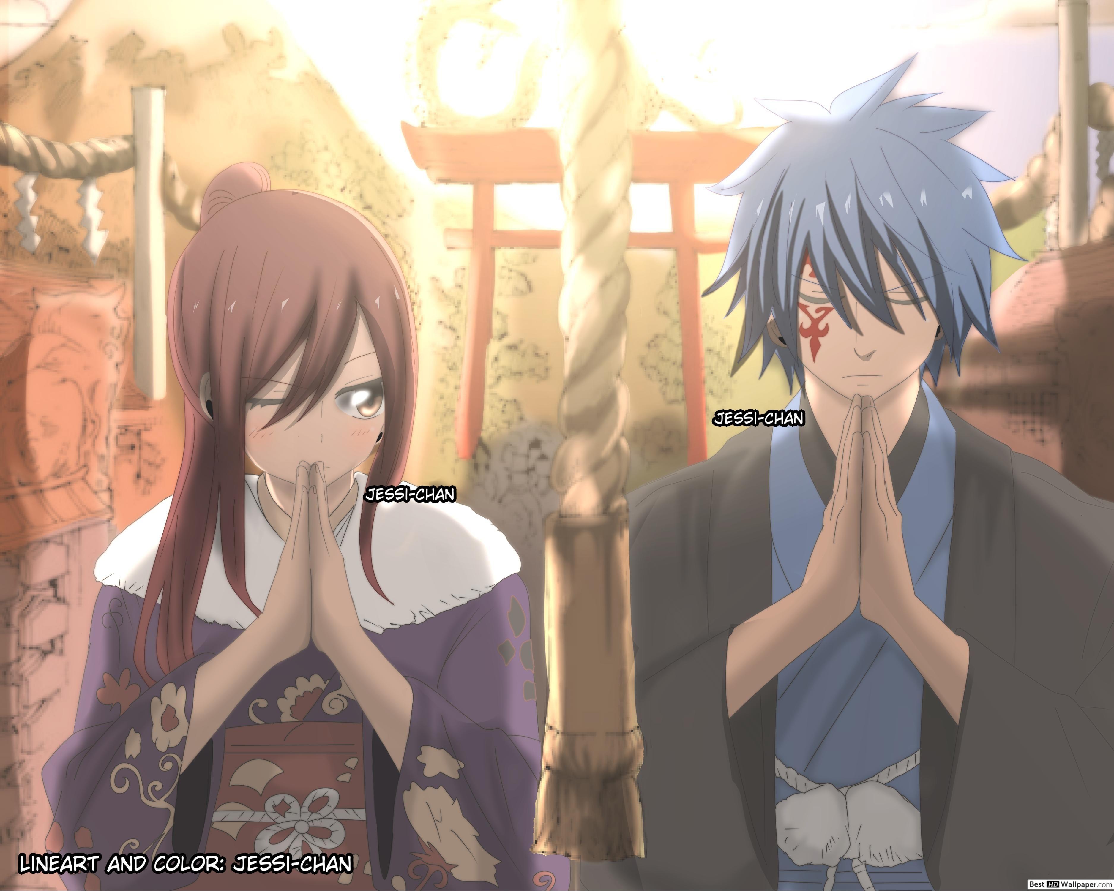 3750x3000 Fairy Tail Scarlet & Jellal Fernandes HD wallpaper download