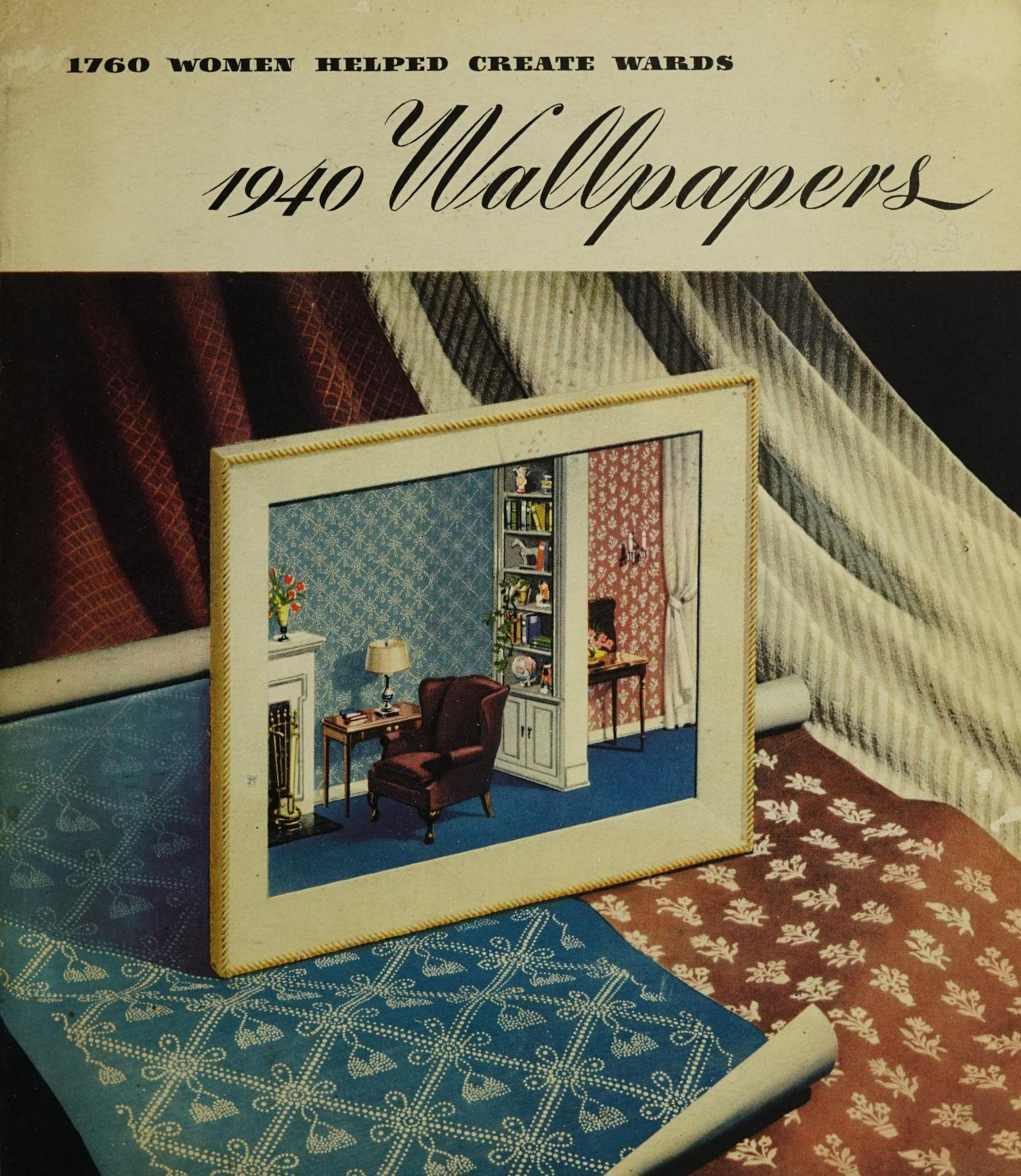 1507x1736 Vintage Wallpaper Ideas from a 1940 Montgomery Ward Catalog Vintage Inn
