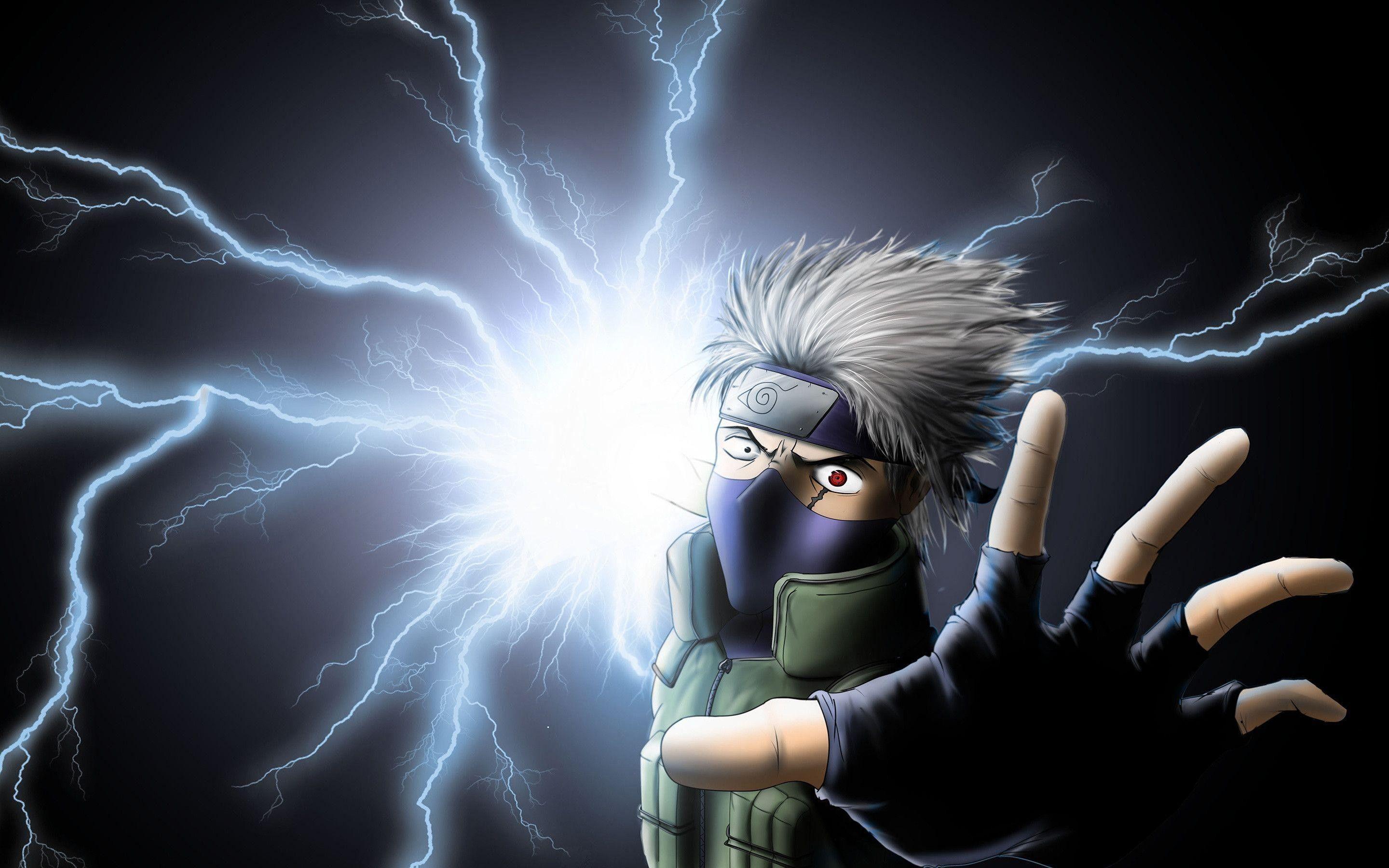 2880x1800 Kakashi Lightning Blade Sharingan Wallpaper