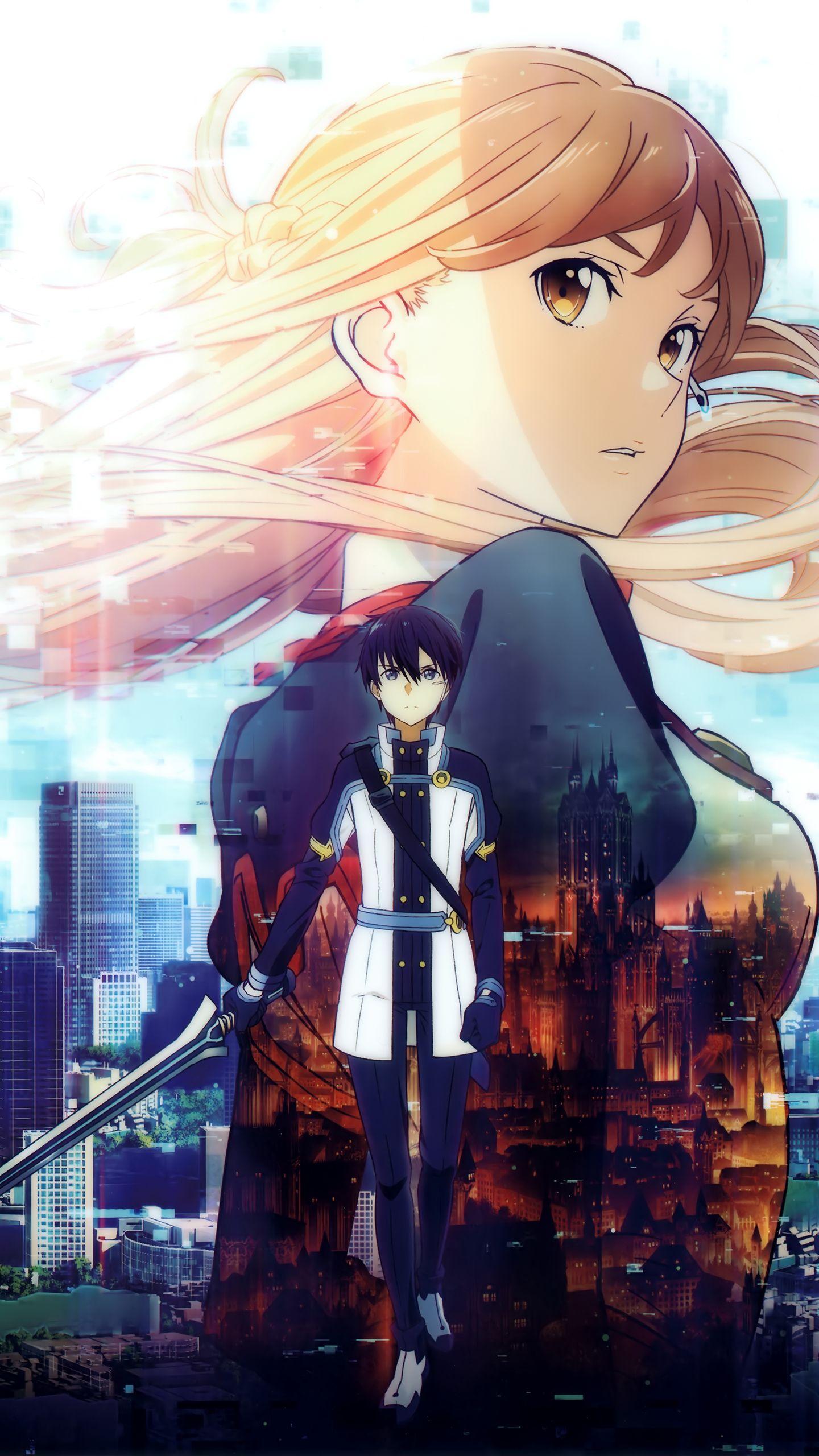 1440x2560 Sword Art Online Wallpaper Phone