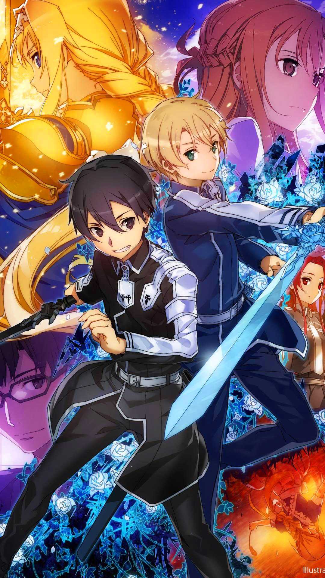 1080x1920 Sword Art Online Wallpaper Free HD Wallpaper