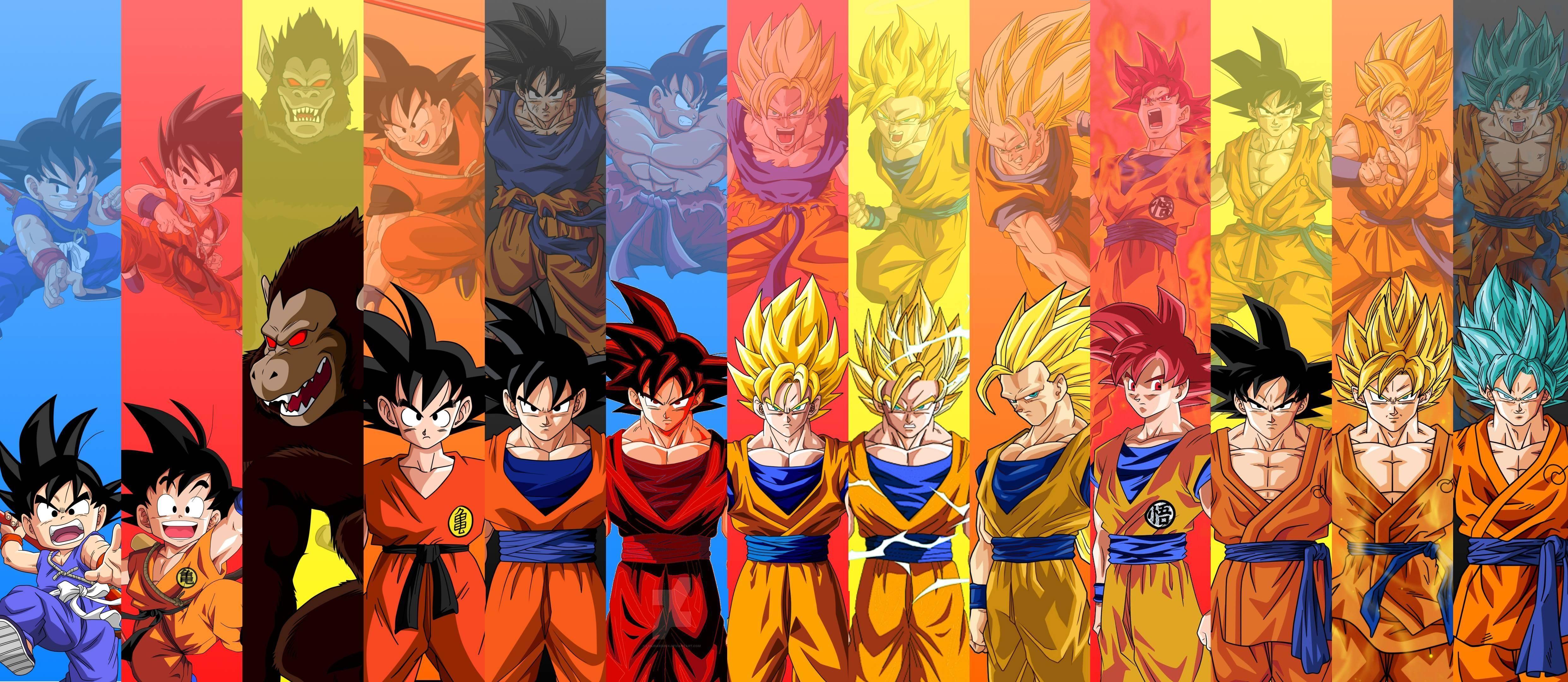 Hình nền 4968x2160 Son Goku.  Hình nền Hình ảnh.  Goku hình nền