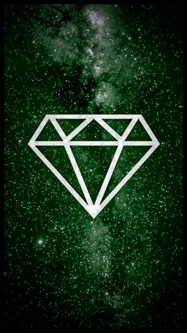 720x1280 Green Galaxy Wallpaper