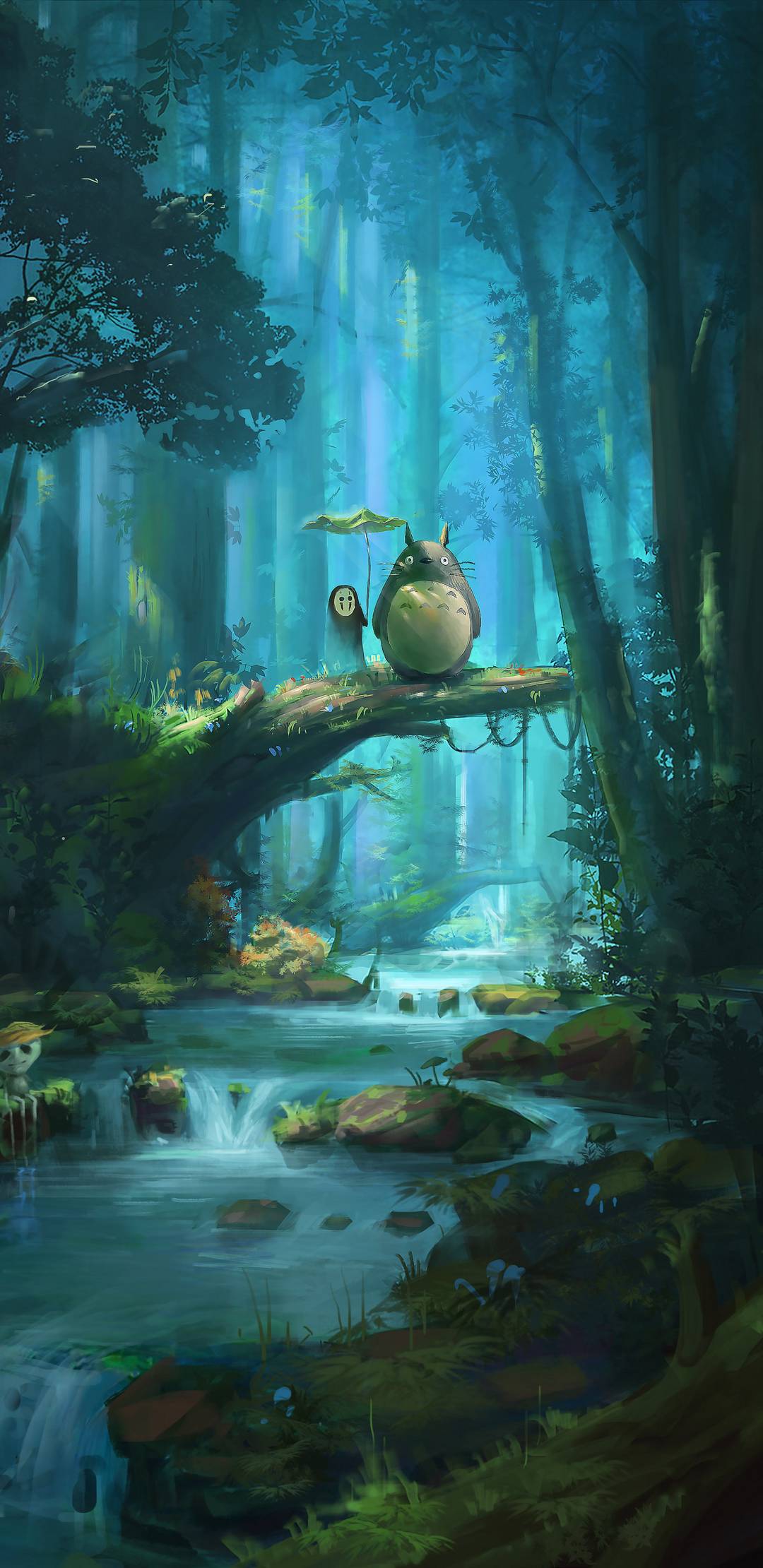 1080x2220 Studio Ghibli Wallpaper Phone