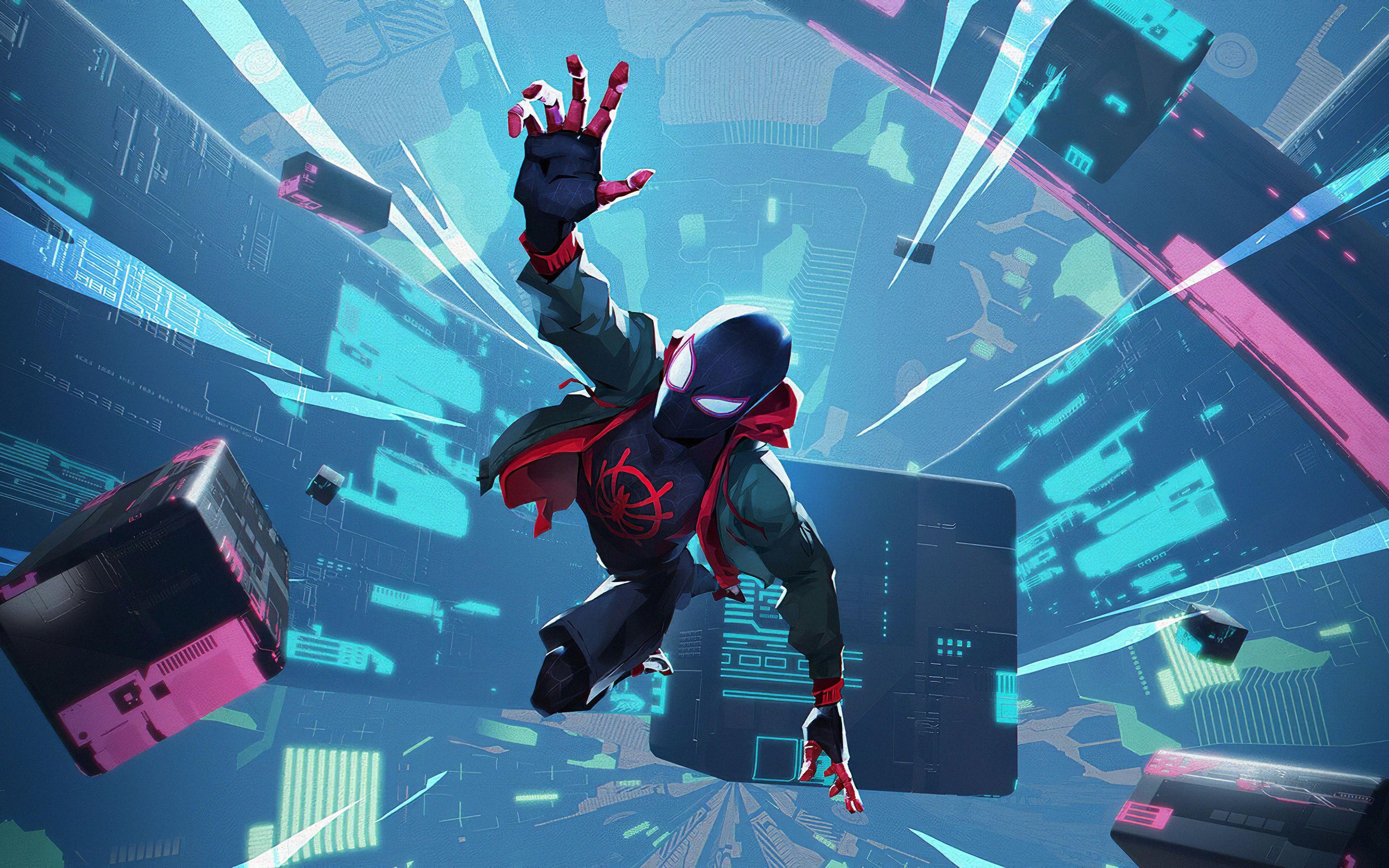 Miles Morales Falling Wallpapers - Top Free Miles Morales Falling ...