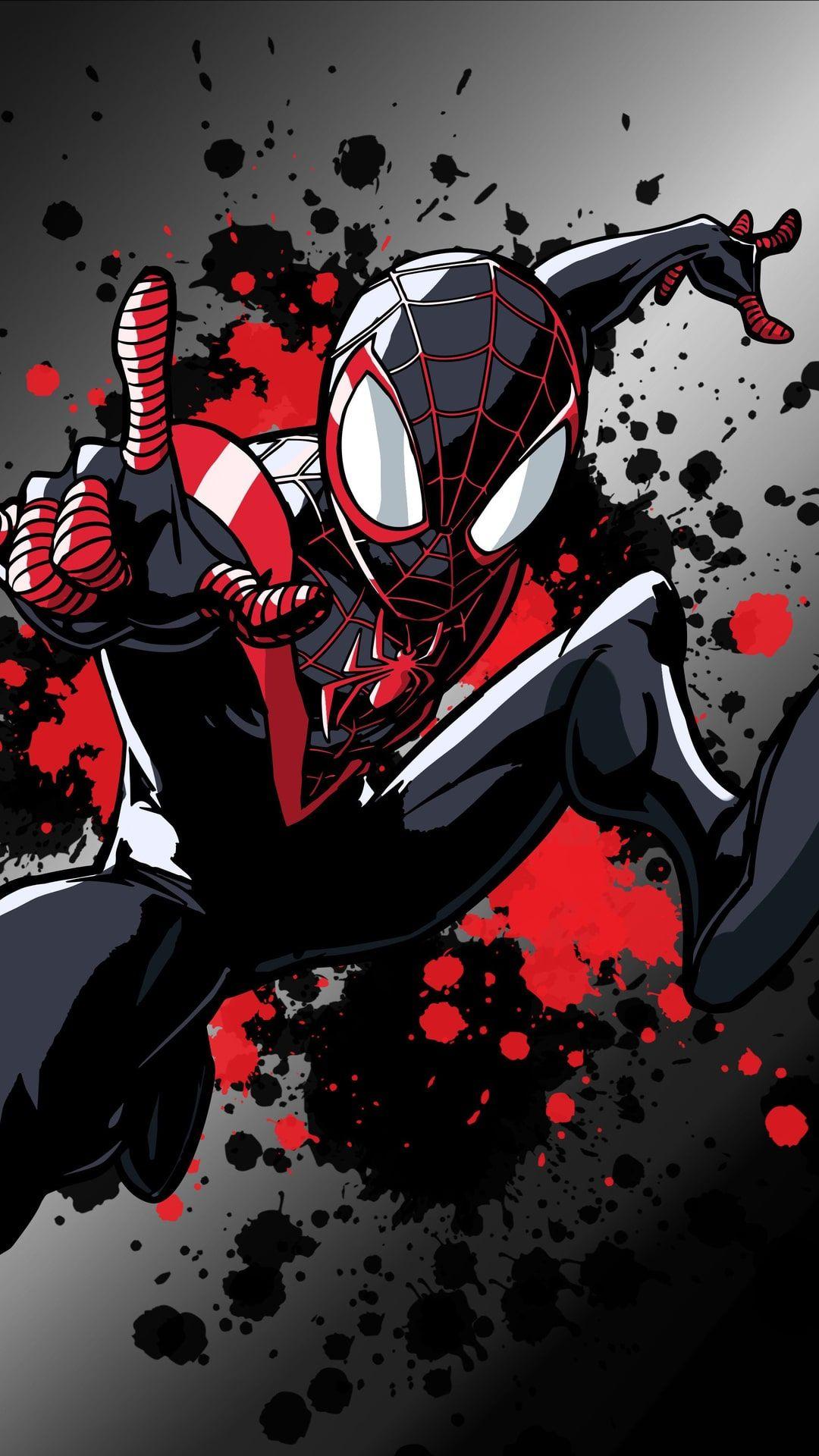 1080x1920 Spider Man Miles Morales Wallpaper Free HD Wallpaper