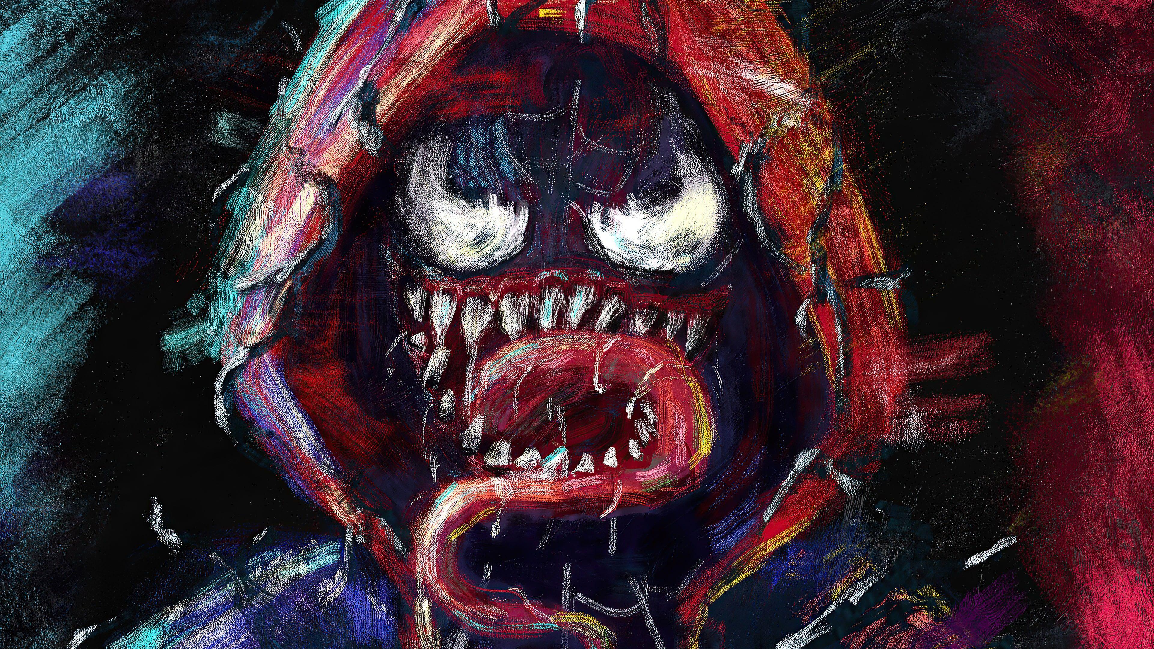 3840x2160 Marvel Comics, Miles Morales, Venom, RazvanBogdan wallpaper