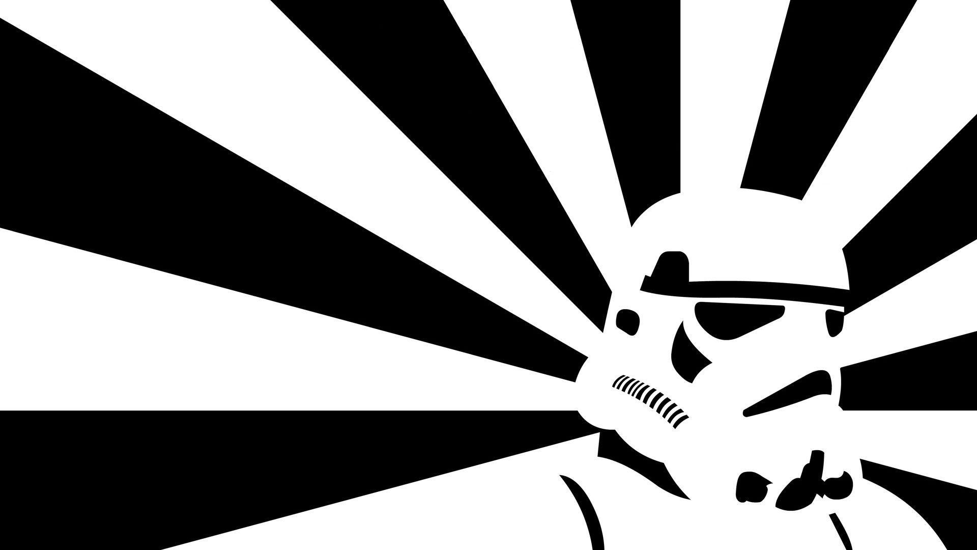 1920x1080 Star Wars Wallpaper Black And White