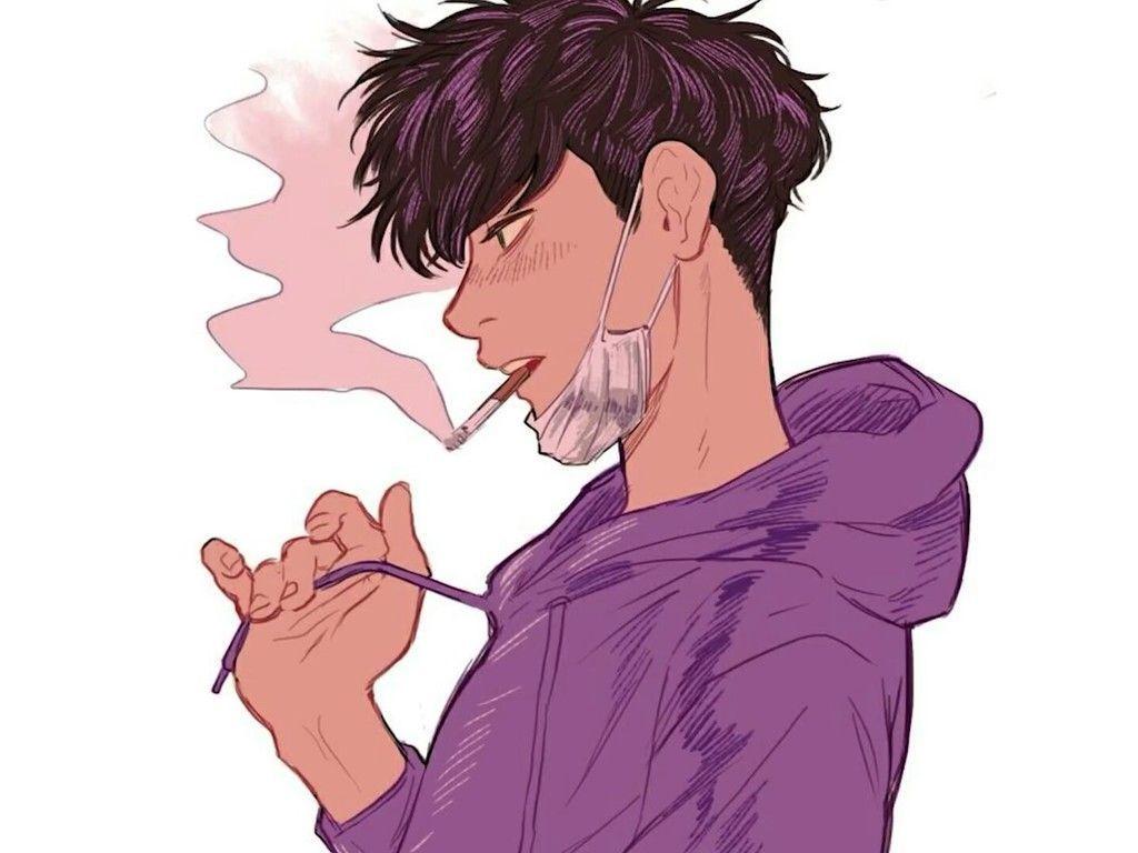 1024x768 Aesthetic Anime Boy Wallpaper