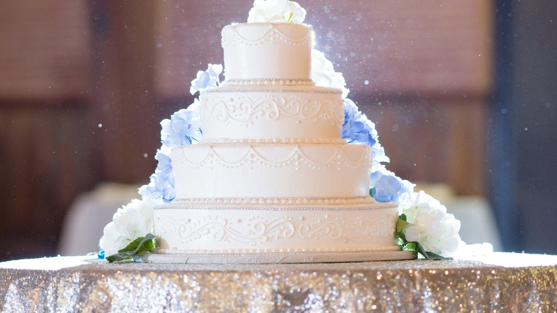 1920x1080 Download 1920x1080 Wedding Cake, White, Dessert, Sweet Wallpaper for Widescreen