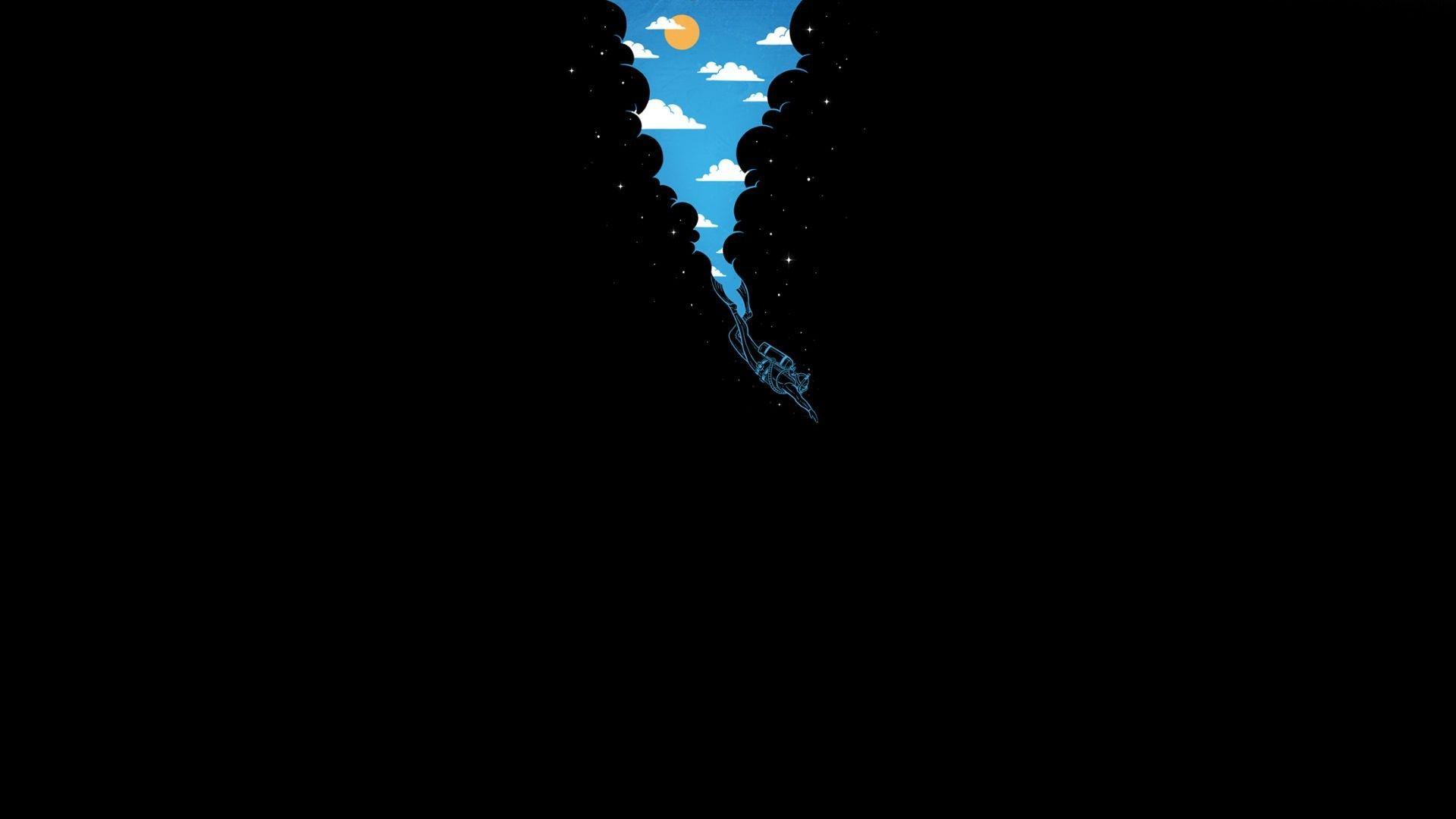 1920x1080 Dark Minimalist Wallpaper background picture