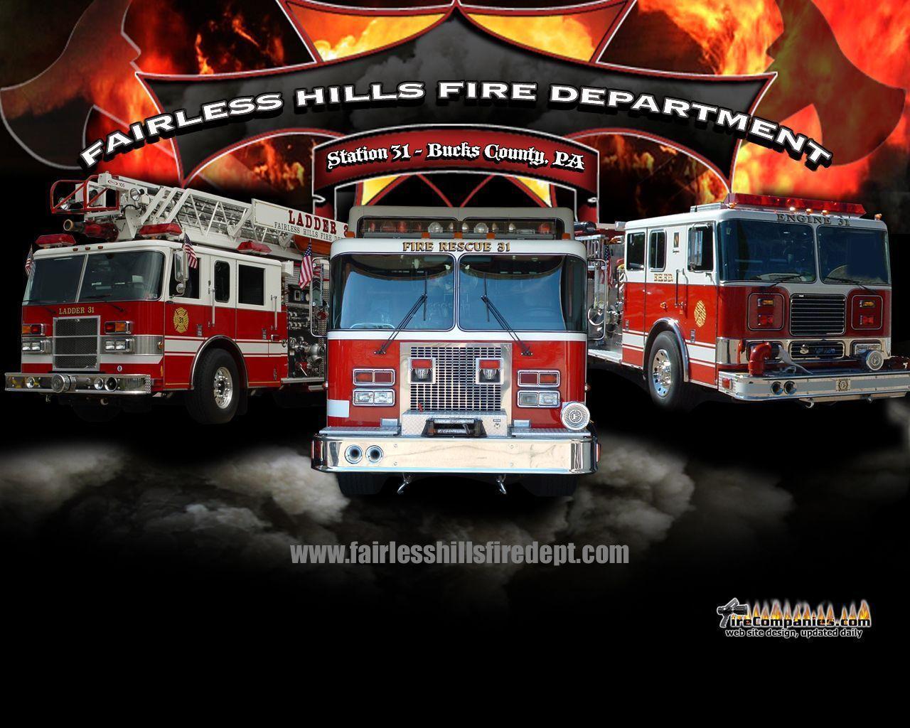 1280x1024 Fire Trucks Wallpaper