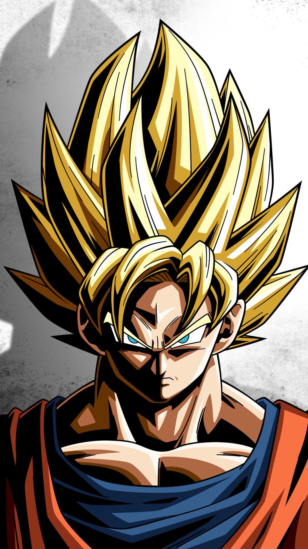 Goku Phone Wallpapers Top Free Goku Phone Backgrounds Wallpaperaccess