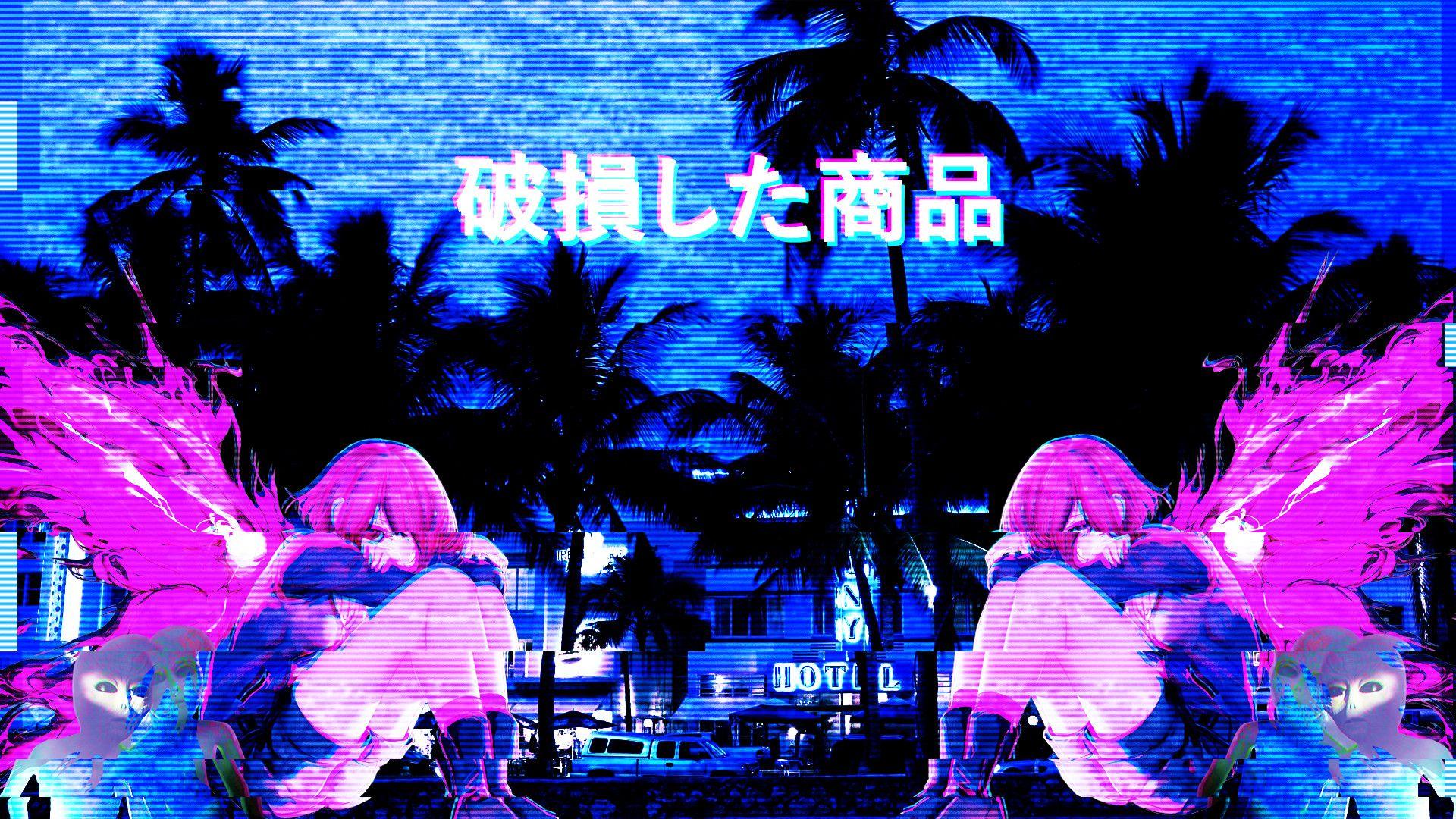 1920x1080 90s Anime Aesthetic Desktop Wallpaper