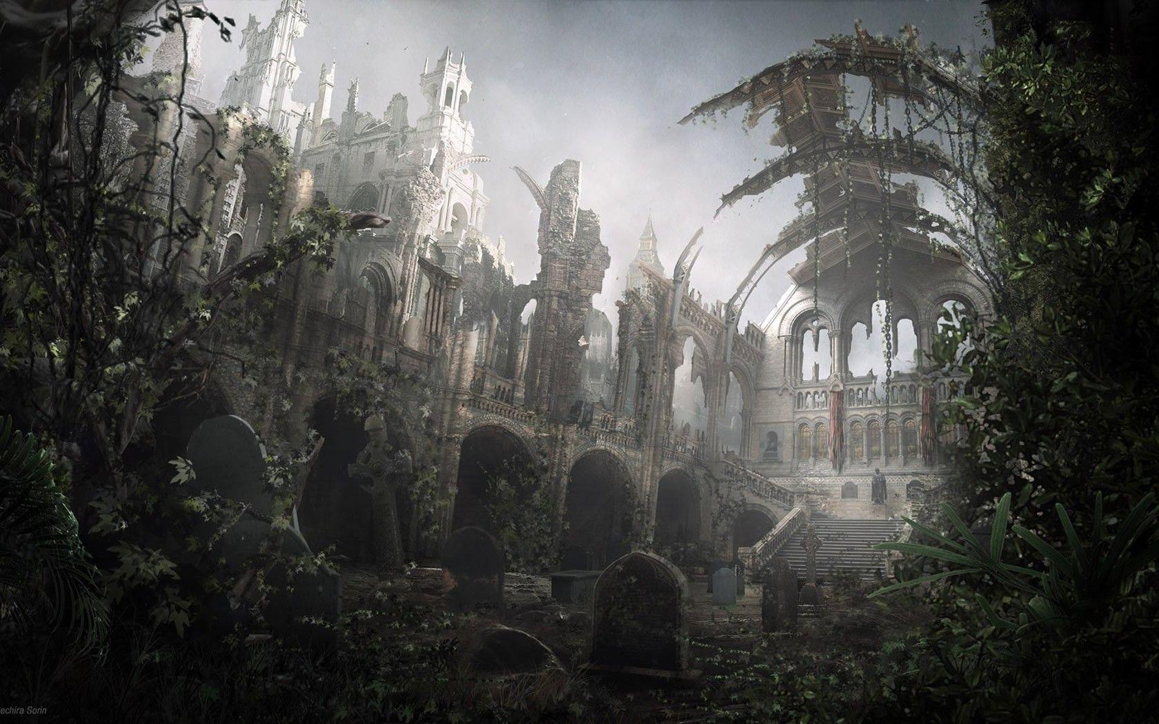 1680x1050 Download Ruins Science Wallpaper 1680x1050