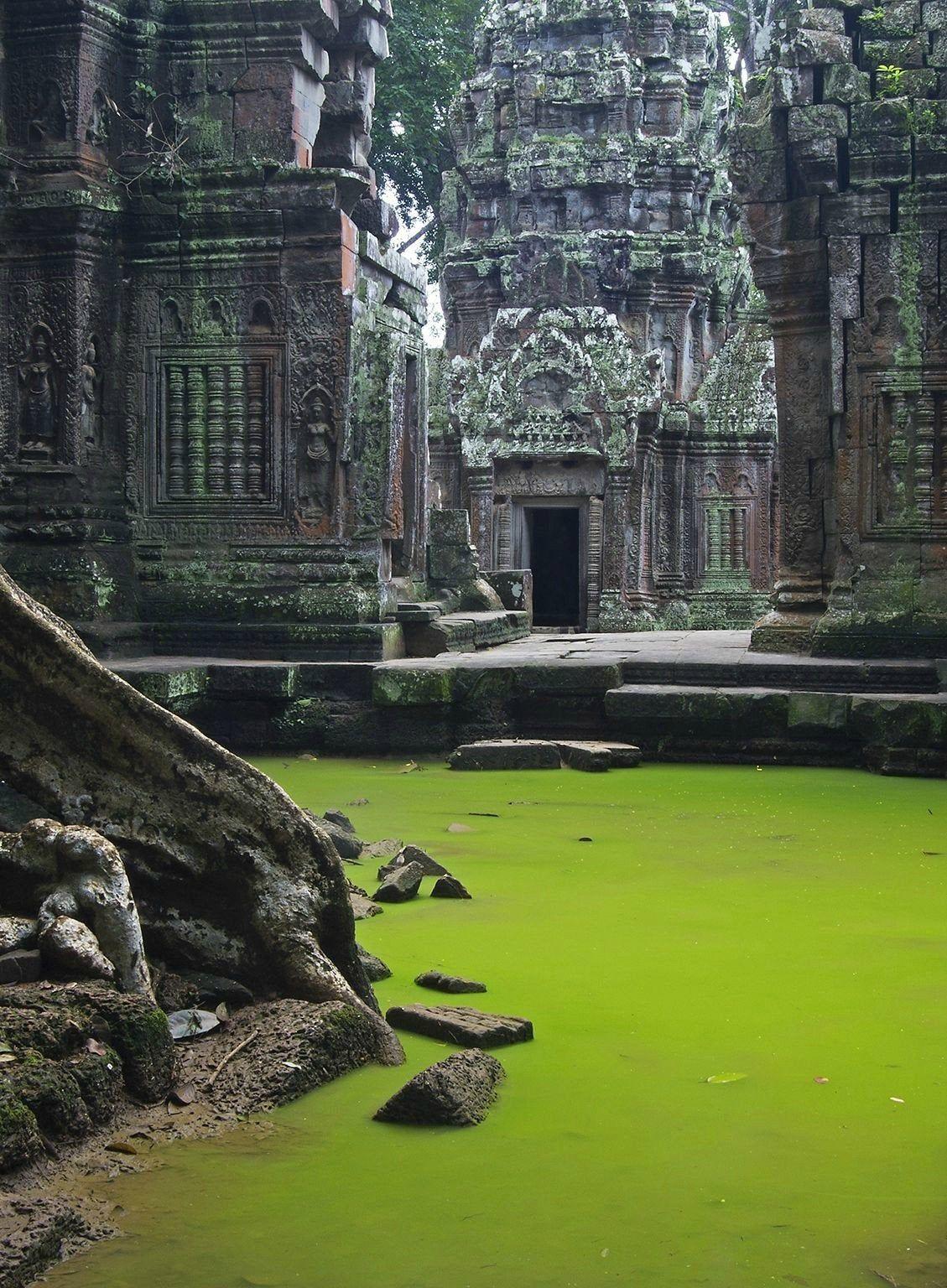 1129x1536 Mysterious Temple in jungle